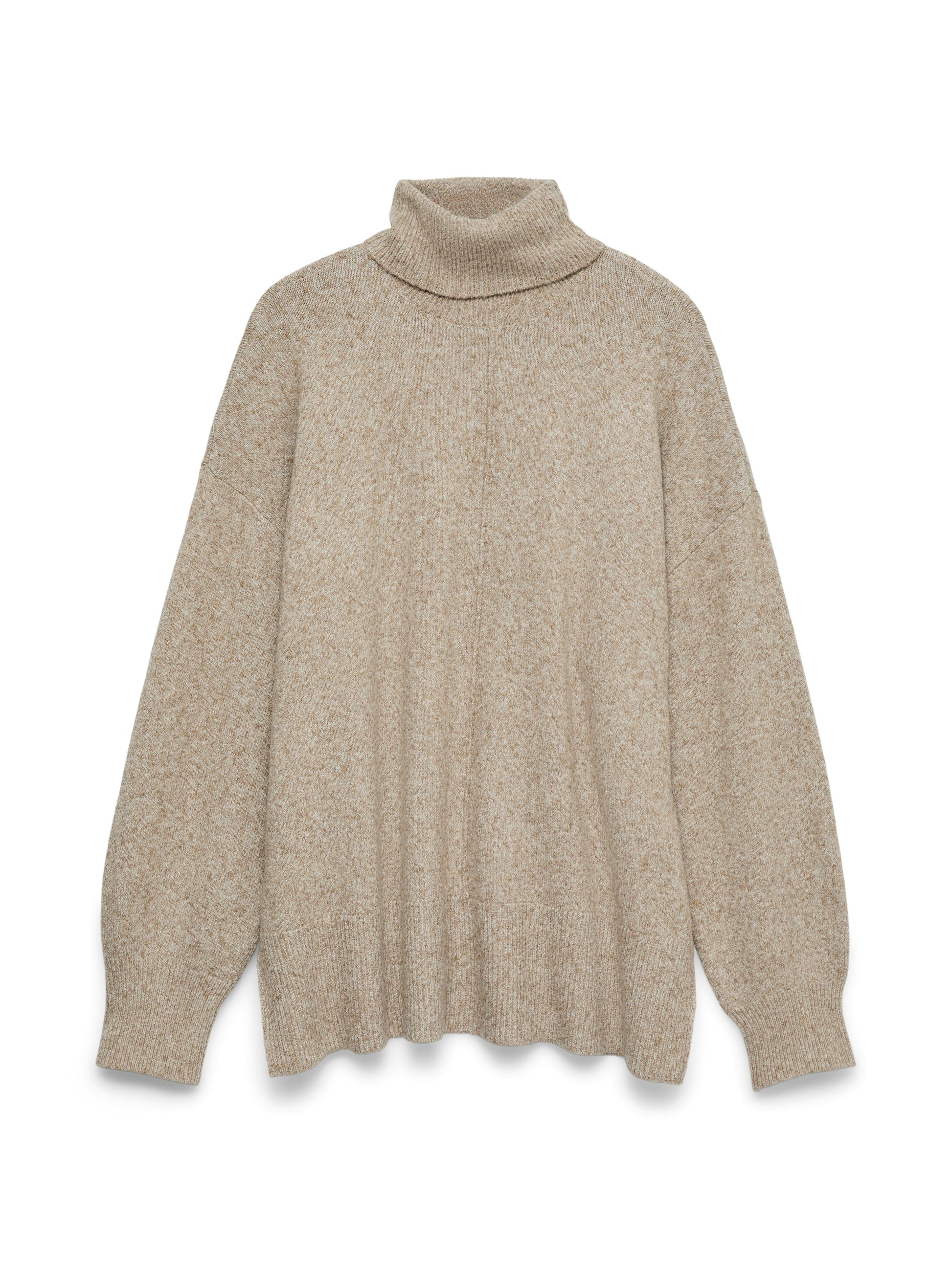 Vmdoffy Ls Roll Neck Pullover Noos (Sepia Tint)