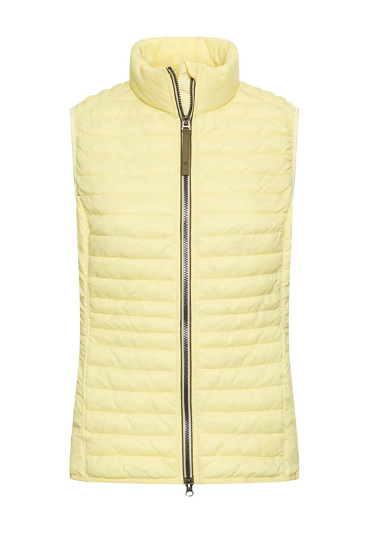 Gefütterte Weste mit Taschen (Lemon)
