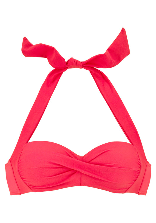 lascana Bügel-Bandeau-Top (Coral)
