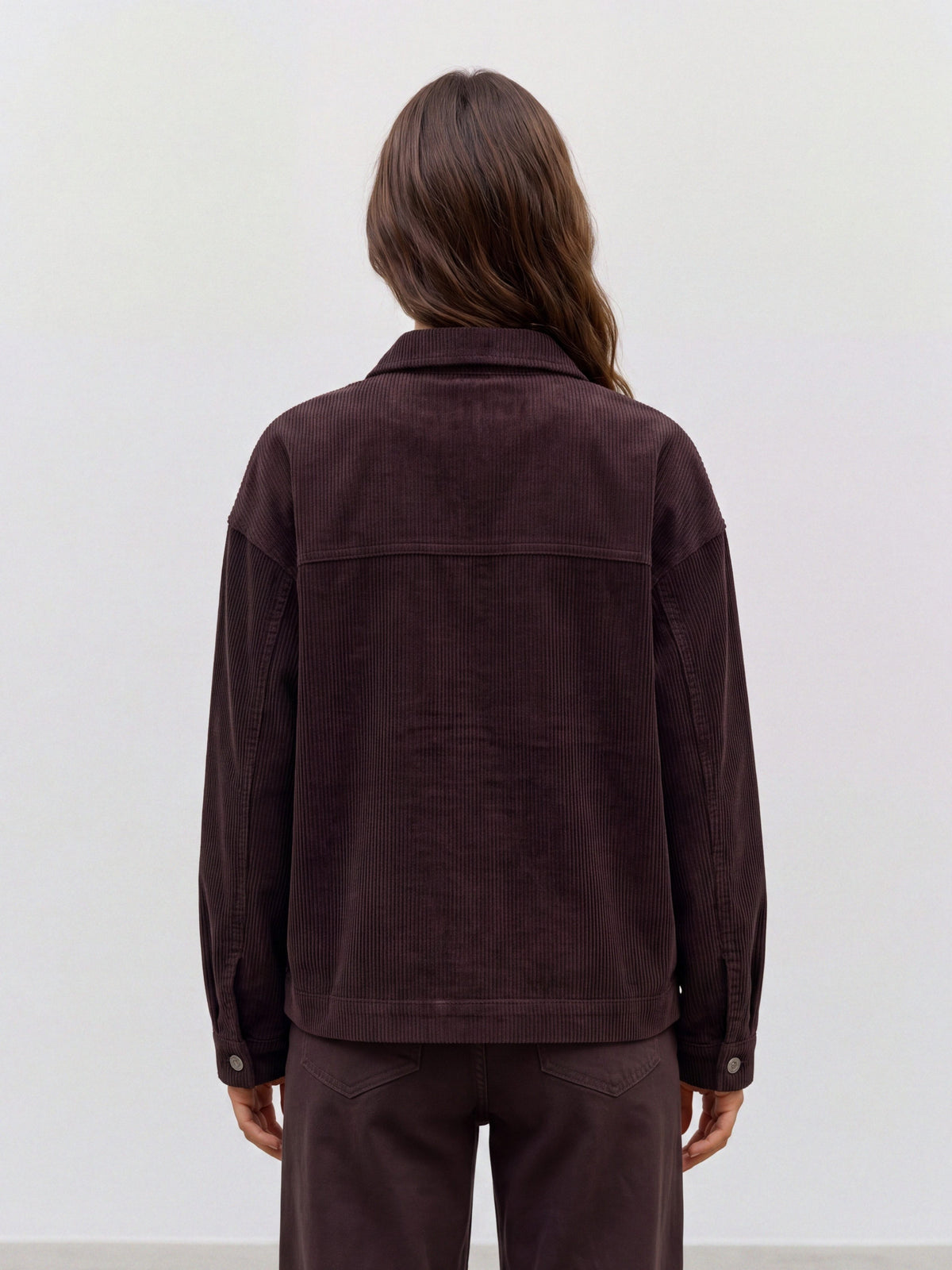 Vmjamie Ls Corduroy Shacket Mix Noos (Chocolate Tor)