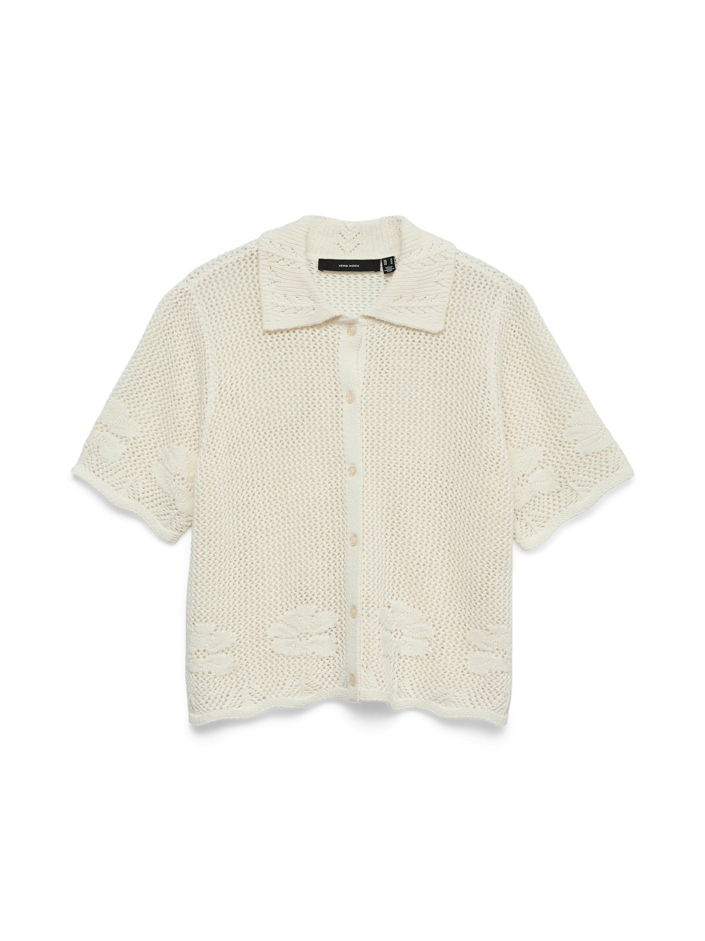 Vmmystic Beach 2/4 Poloneck Cardigan (Birch)