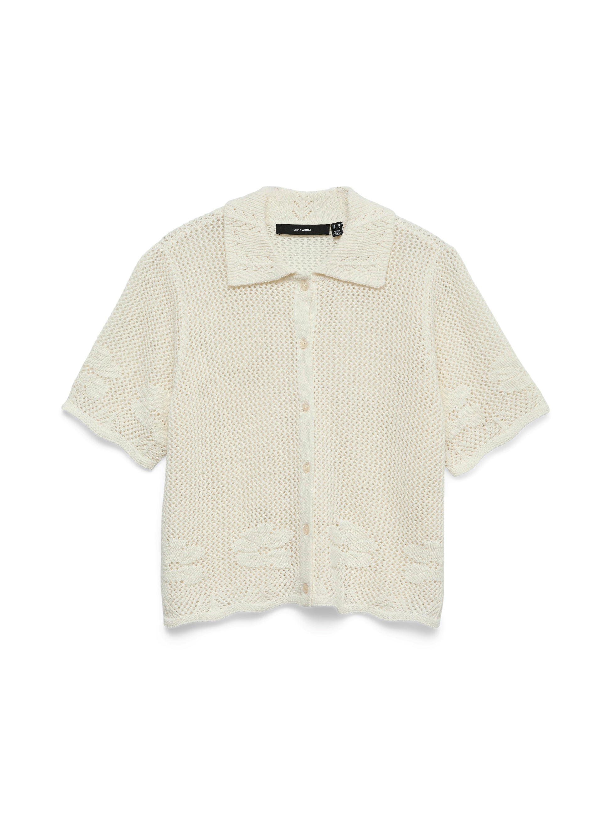 Vmmystic Beach 2/4 Poloneck Cardigan (Birch)