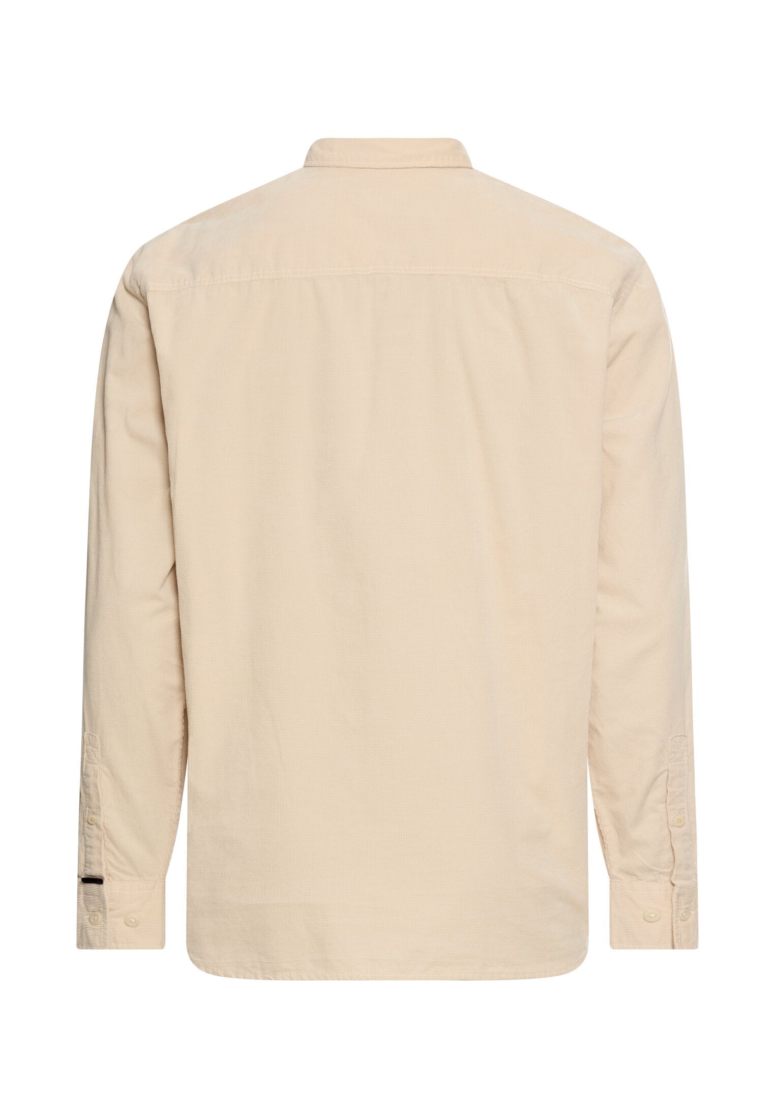 Langarmhemd mit aufgesetzten Taschen (Oatmeal)