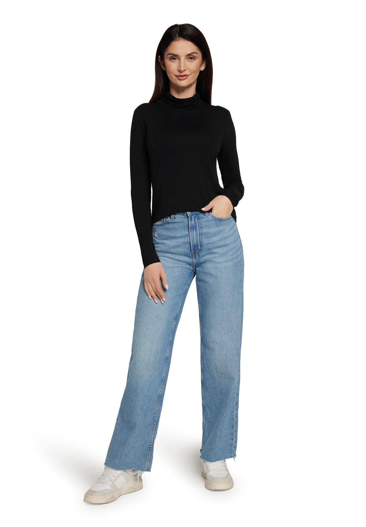 Rollkragenshirt (Black)