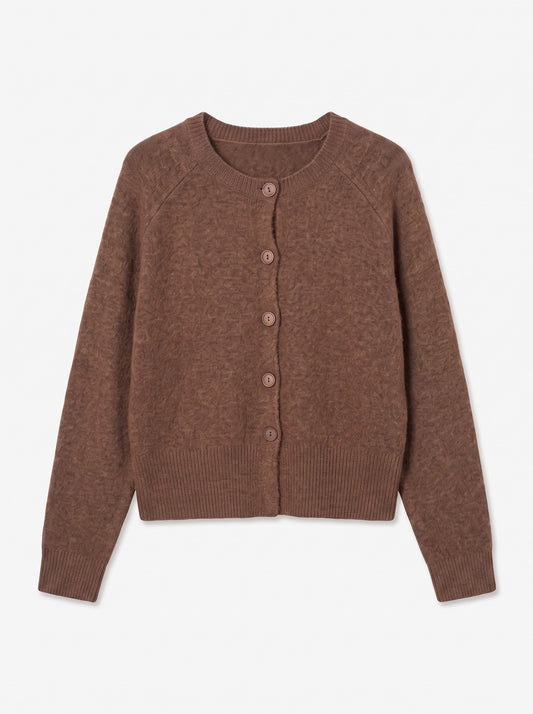 Vmsif Ls O-neck Cardigan Noos (Cocoa Brown)