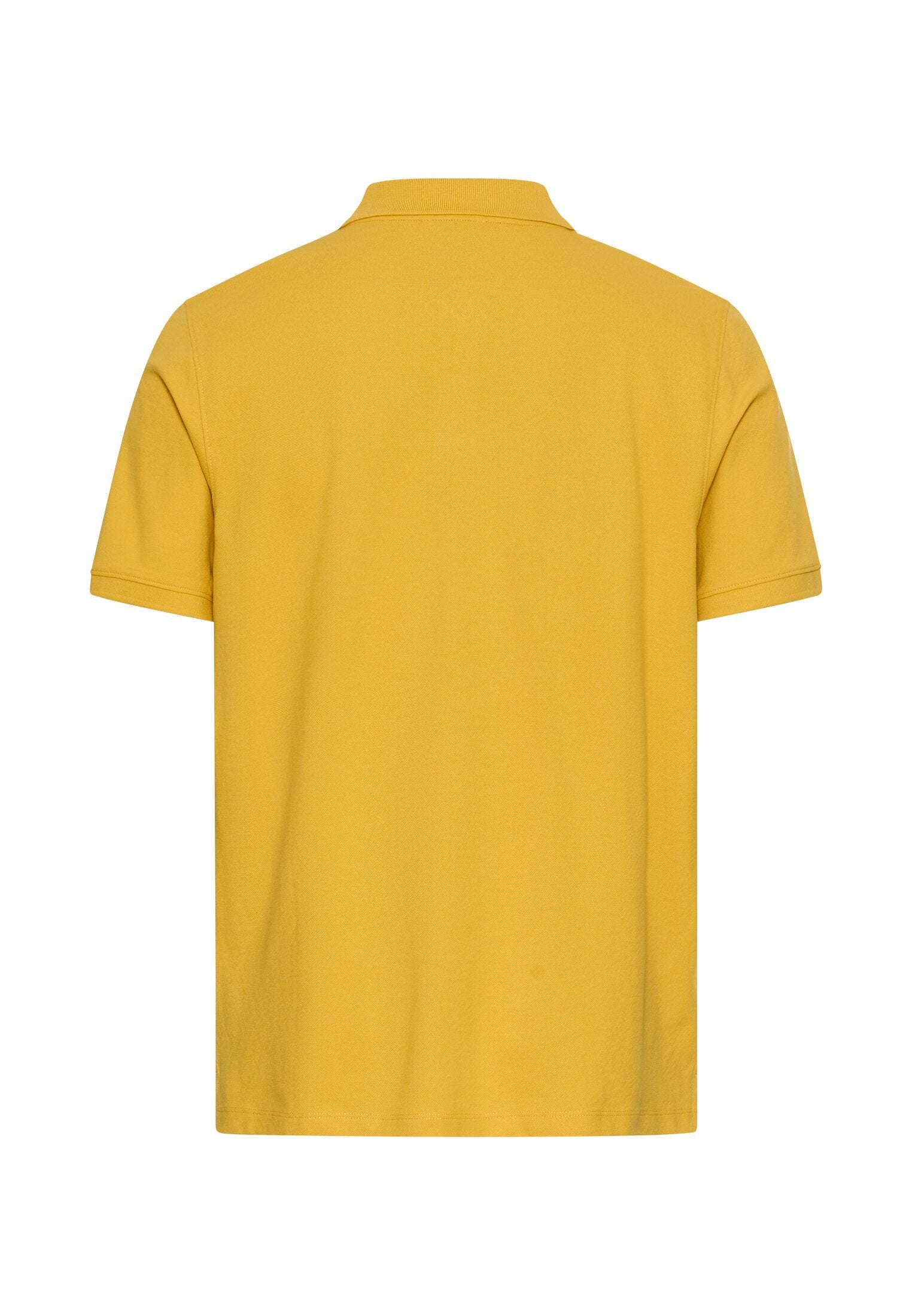 Poloshirt mit Kontrastdetails (Sun Yellow)