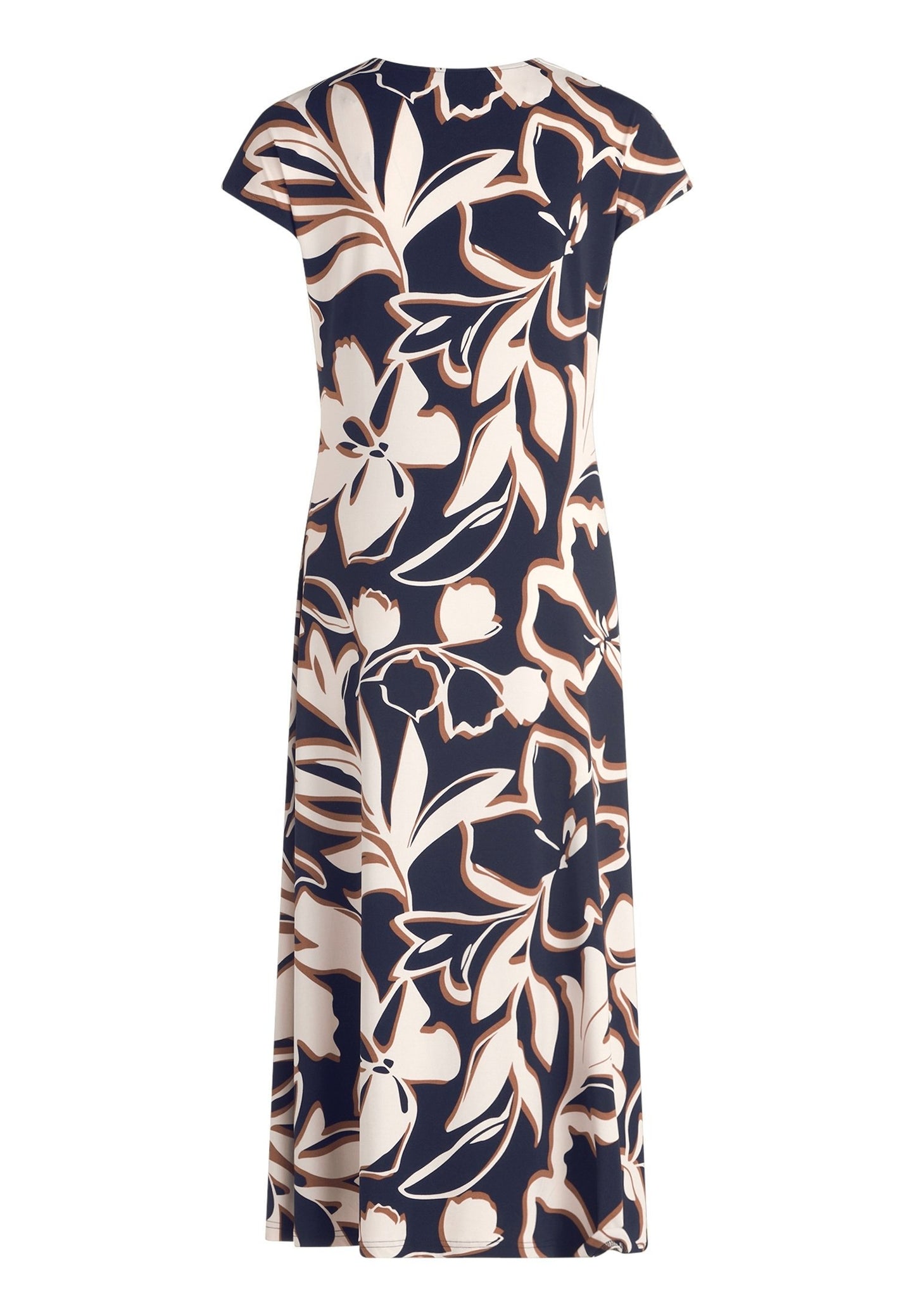 Midikleid (Dark Blue/brown)