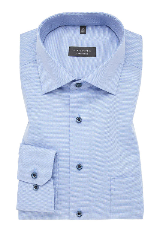 Hemd  Langarm (Blau)