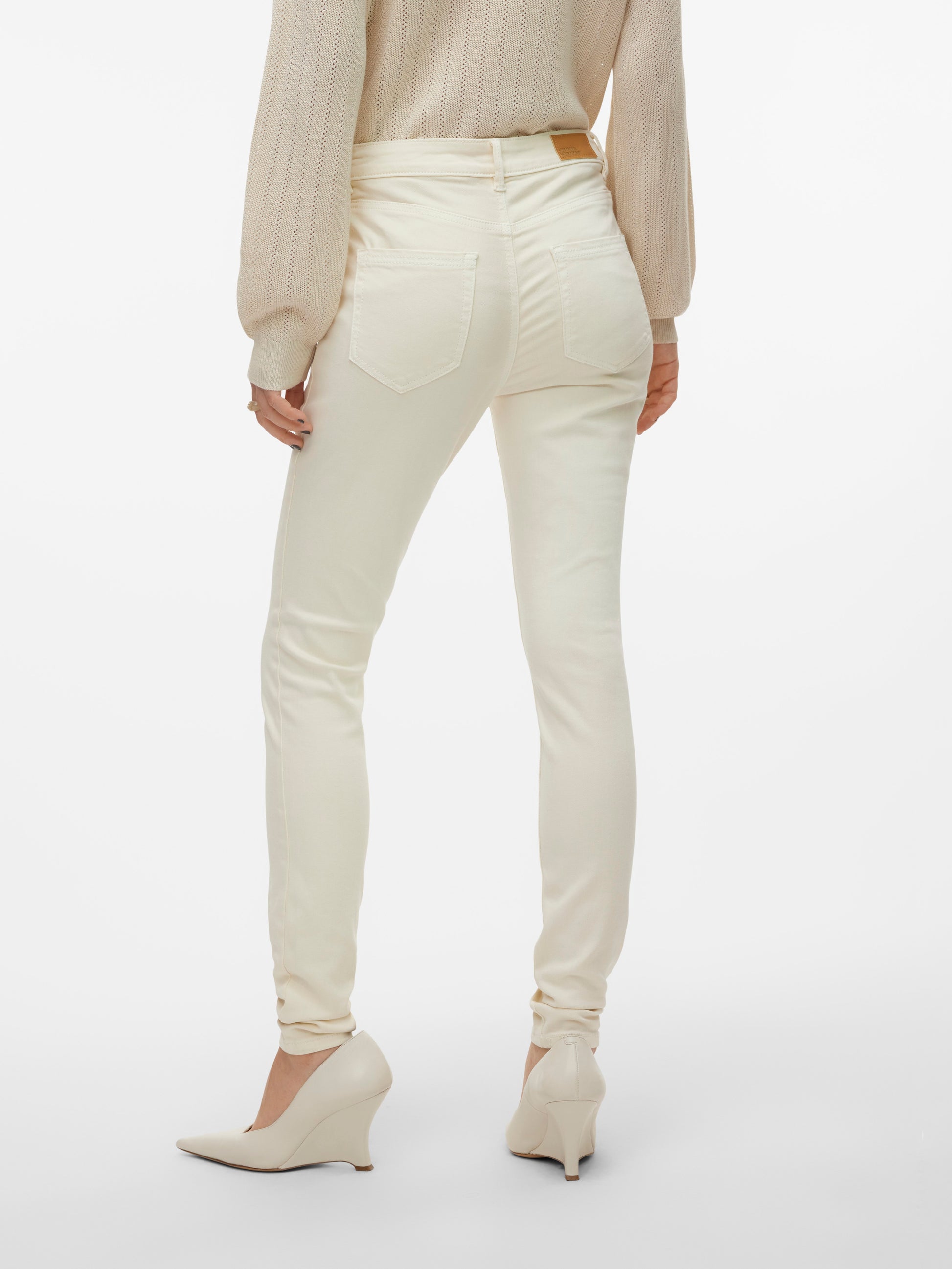 Vmflash Mr Skinny Jeans Color Ga Noos (Ecru)