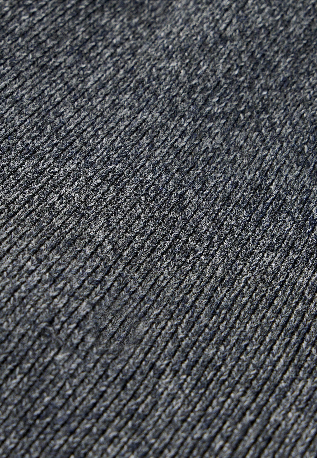 Strickmütze mit Umschlag (Gunmetal)