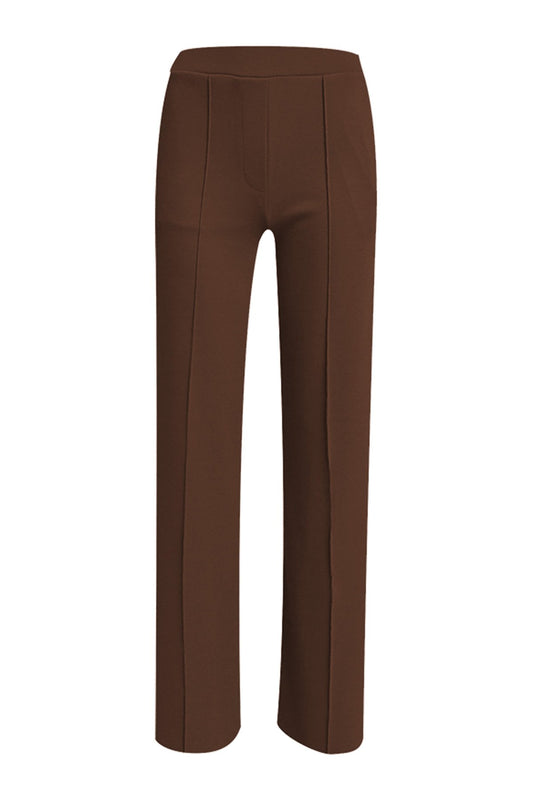 Interlock Jersey Pants (Dark Brown)