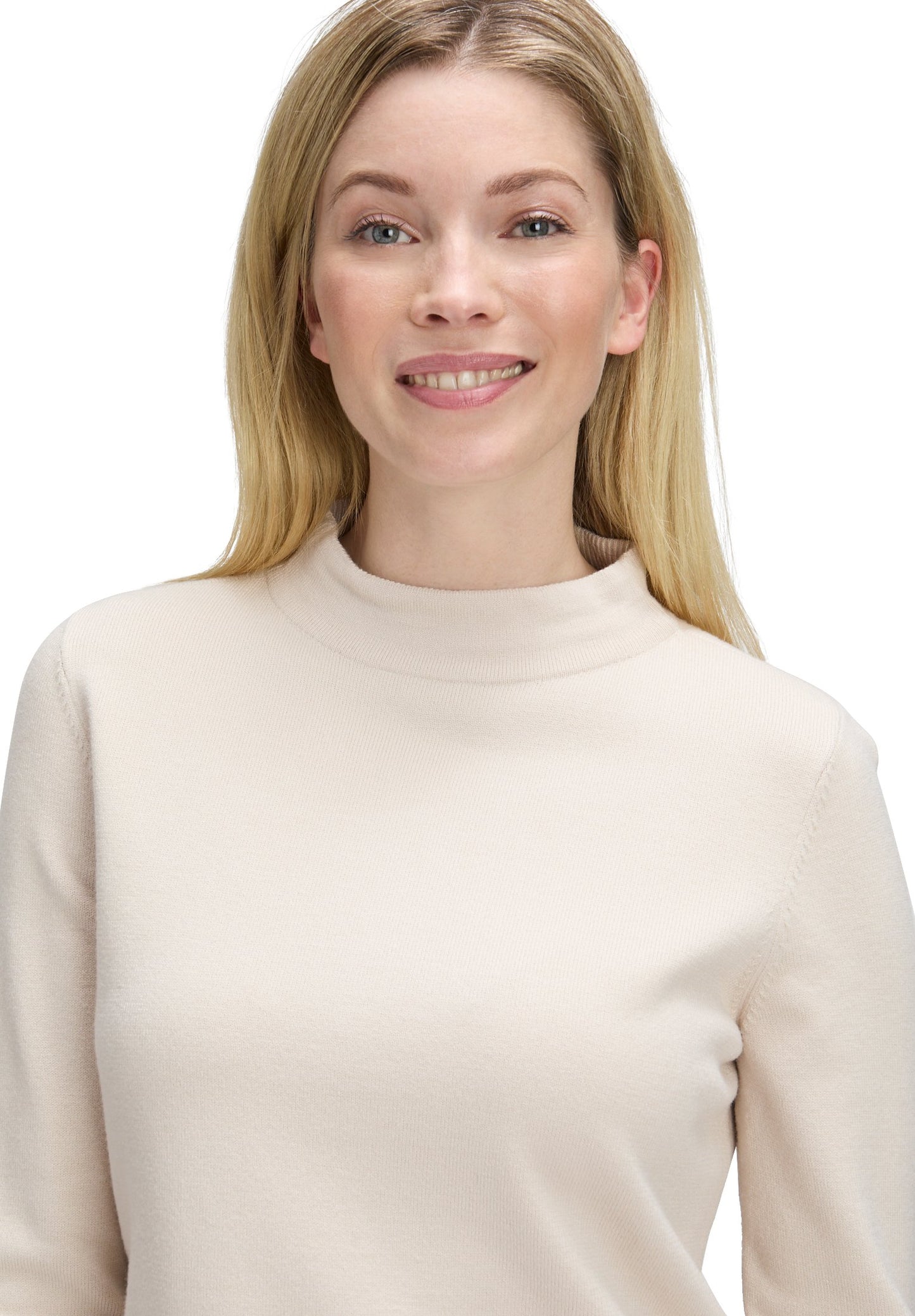 Basic-Strickpullover (Pastel Sand)