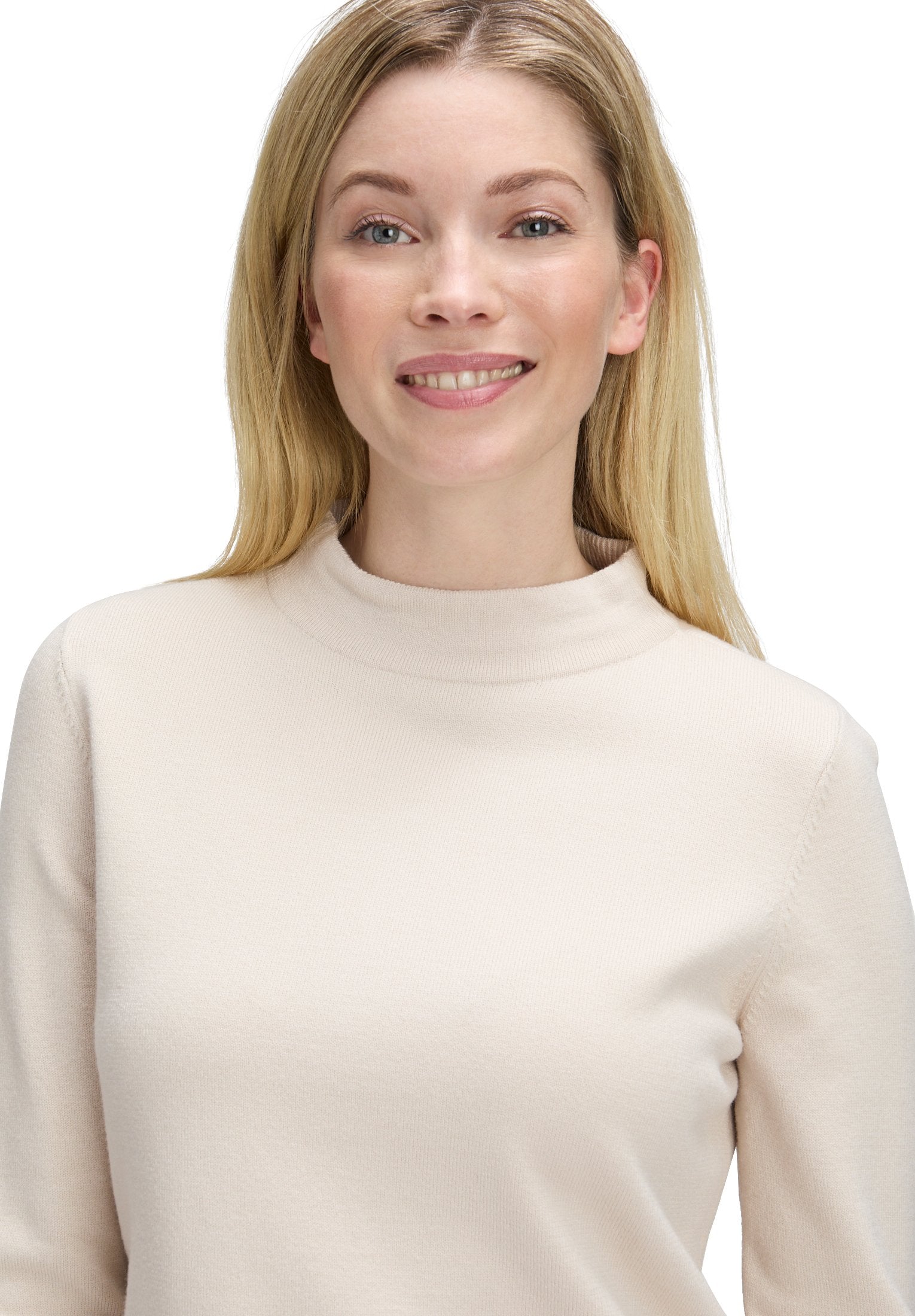 Basic-Strickpullover (Pastel Sand)