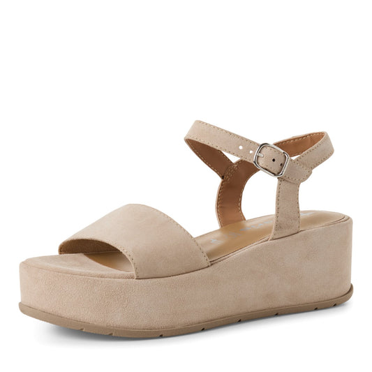 Sandalette (Ivory Suede)