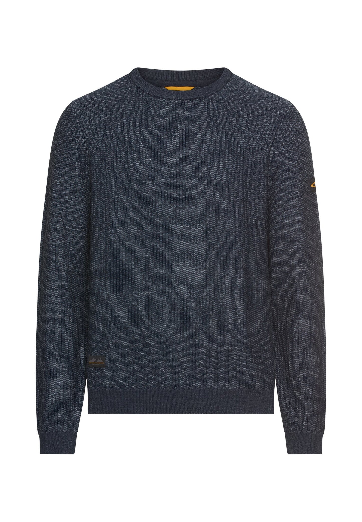Strickpullover mit Rundhalskragen (Tinted Blue)