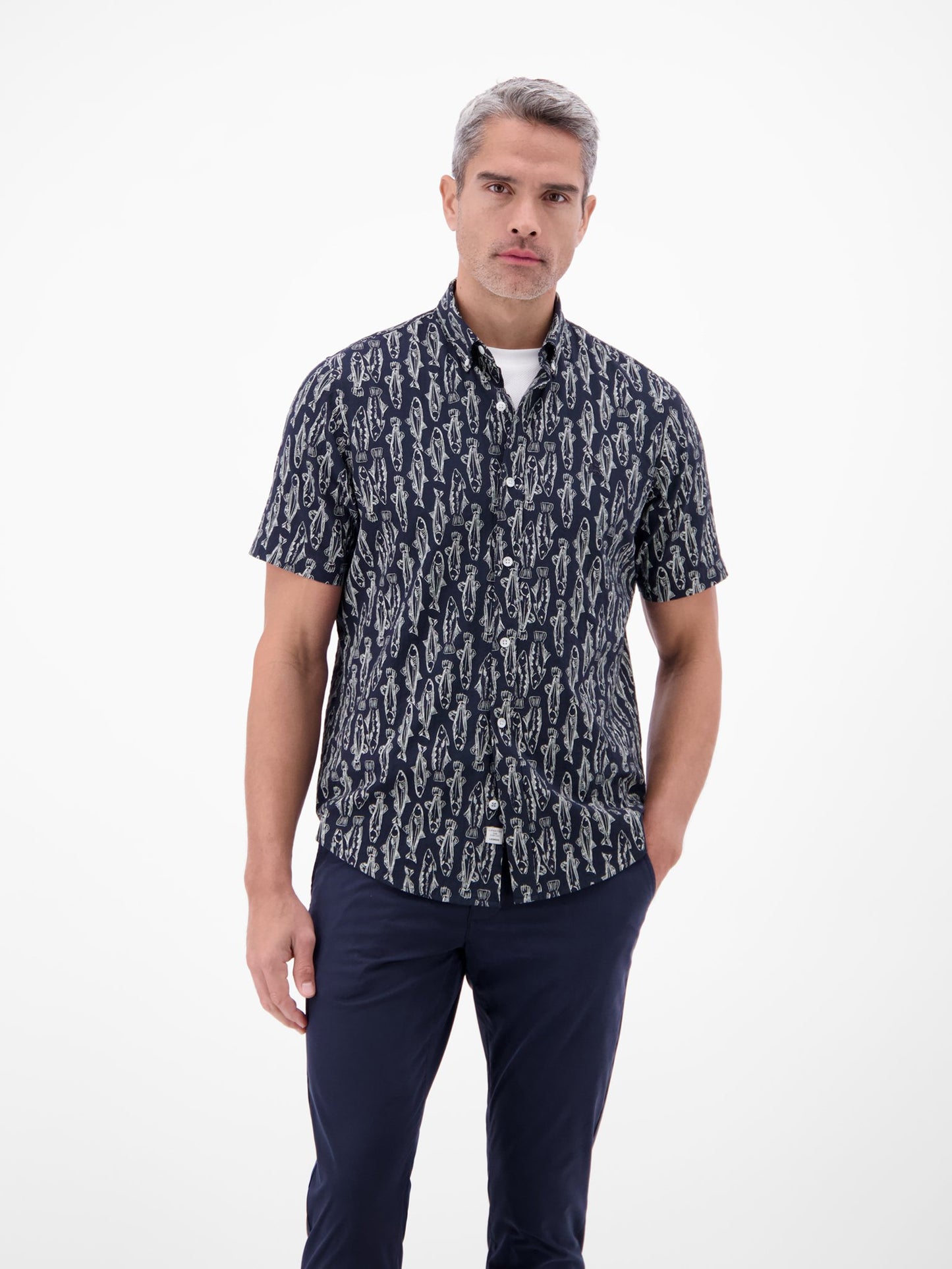 Button Down (Classic Navy)
