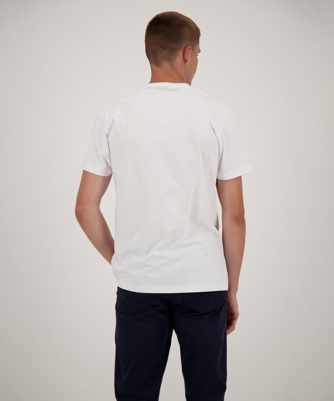 RAGMAN Doppelpack - 2 T-Shirts mit V-Ausschnitt (Weiss)