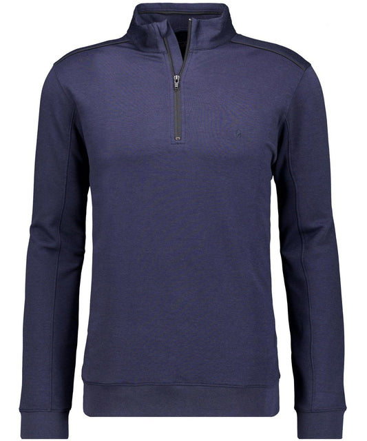 Softknit-Sweater mit Stehkragen (Marine)