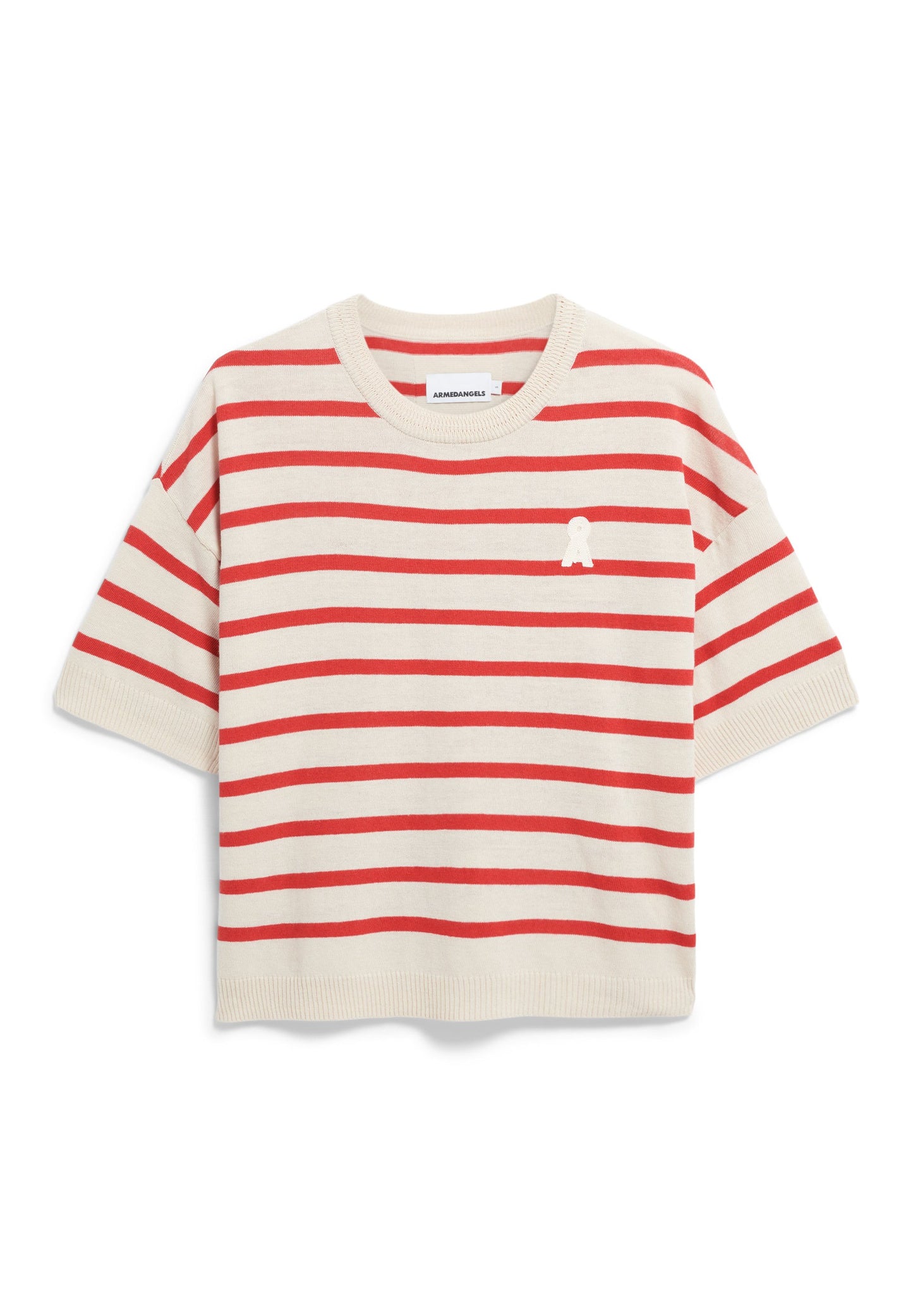 Lizaa Lino Stripes (Raw White-coral)