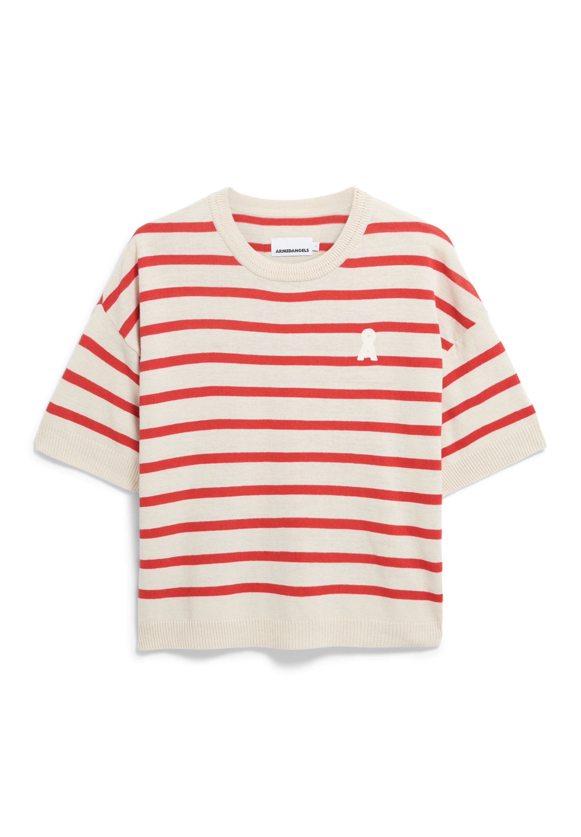 Lizaa Lino Stripes (Raw White-coral)