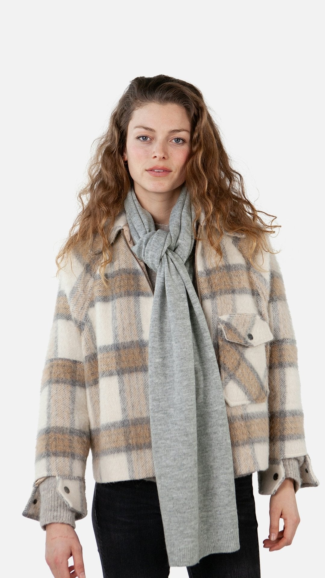 Witzia Scarf (Grey Heather Grey)