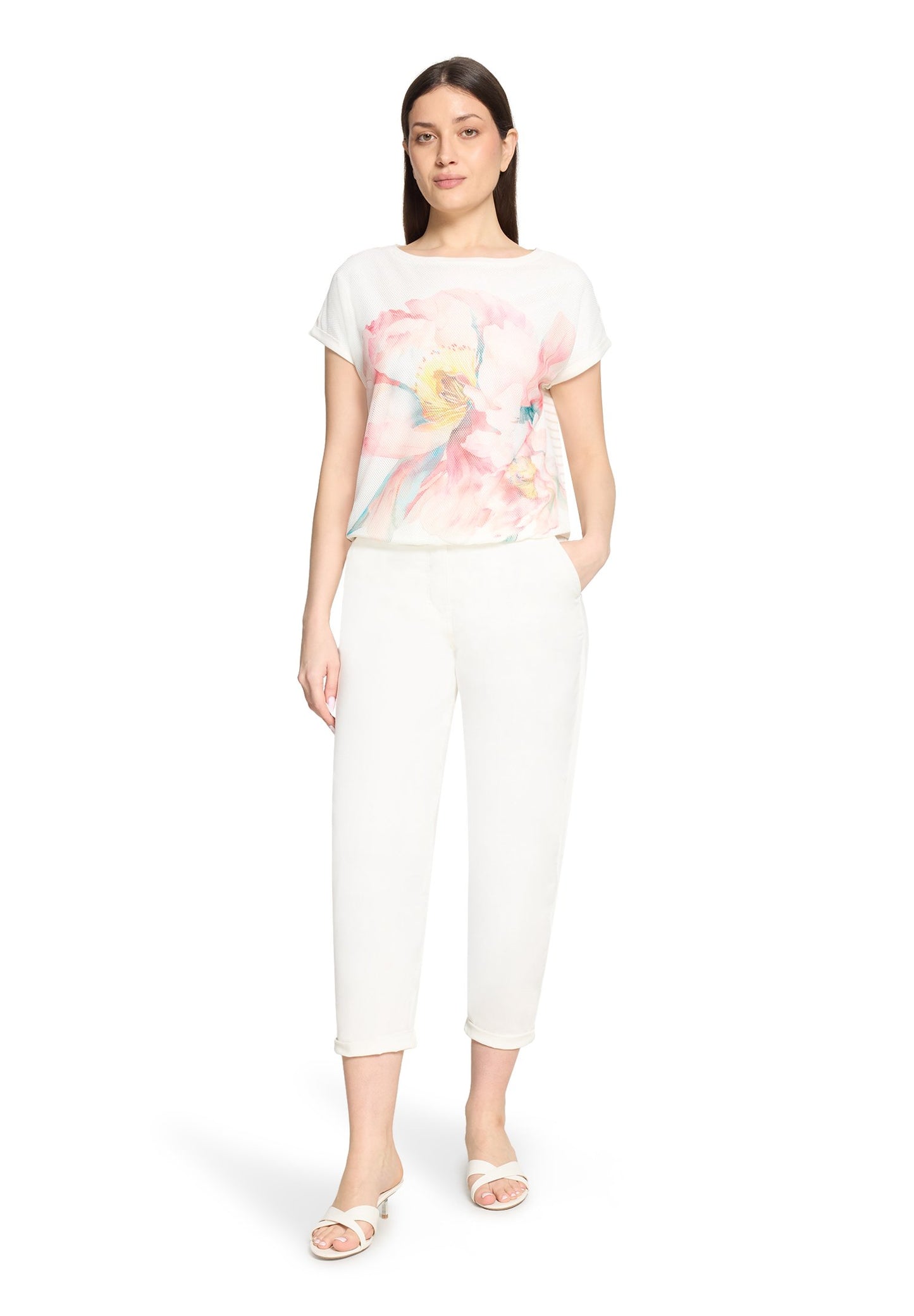 Halbarm-Shirt (Patch Cream/ros)