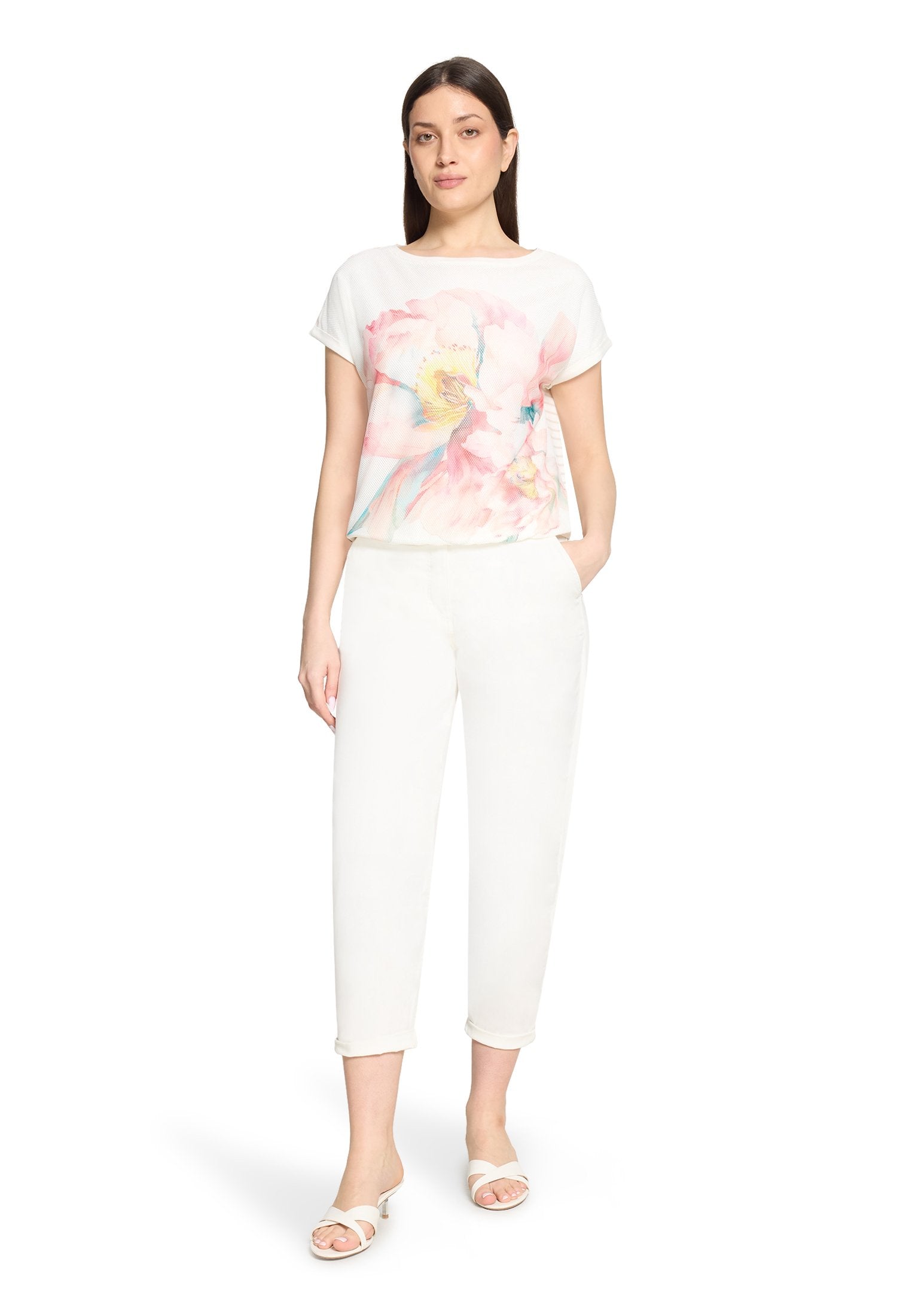 Halbarm-Shirt (Patch Cream/ros)