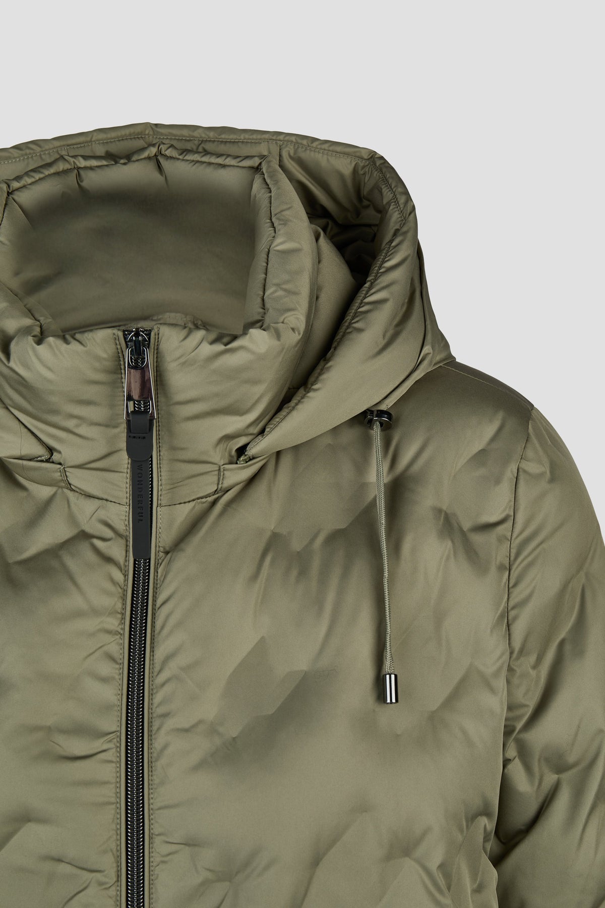 Kurzmantel Polar Pearls mit Kapuze (Herbal Green)