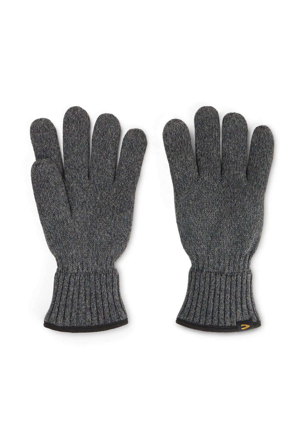 Strickhandschuhe mit Fleecefutter (Gunmetal)