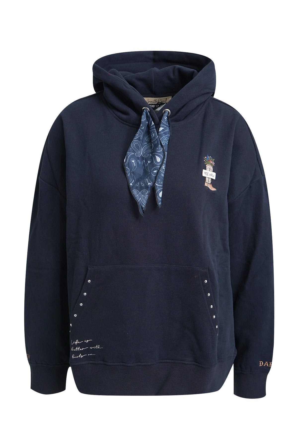 Oversize Crazy Hoodie (Marine)