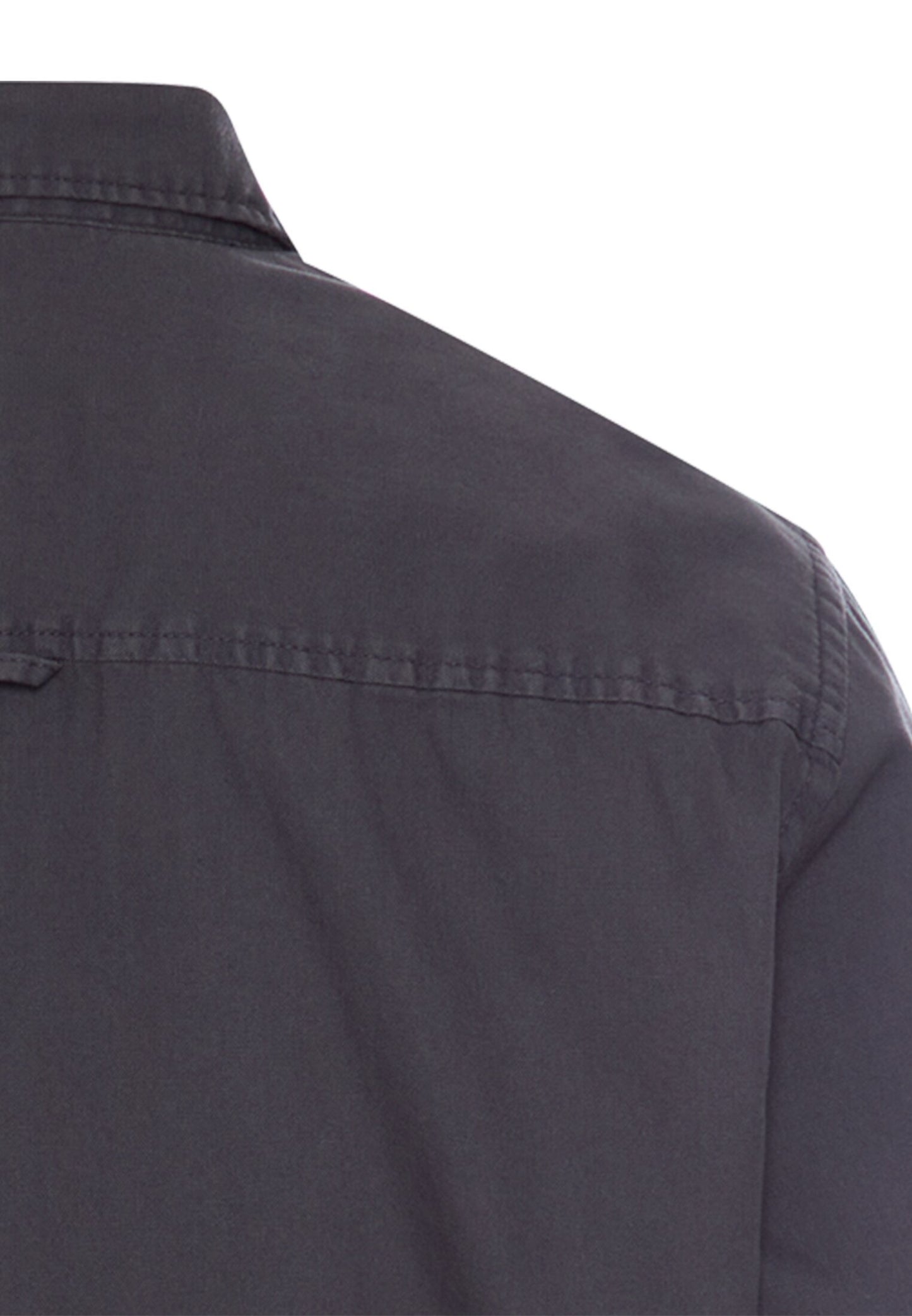 Langarmhemd aus kernigem Canvas (Dark Navy)