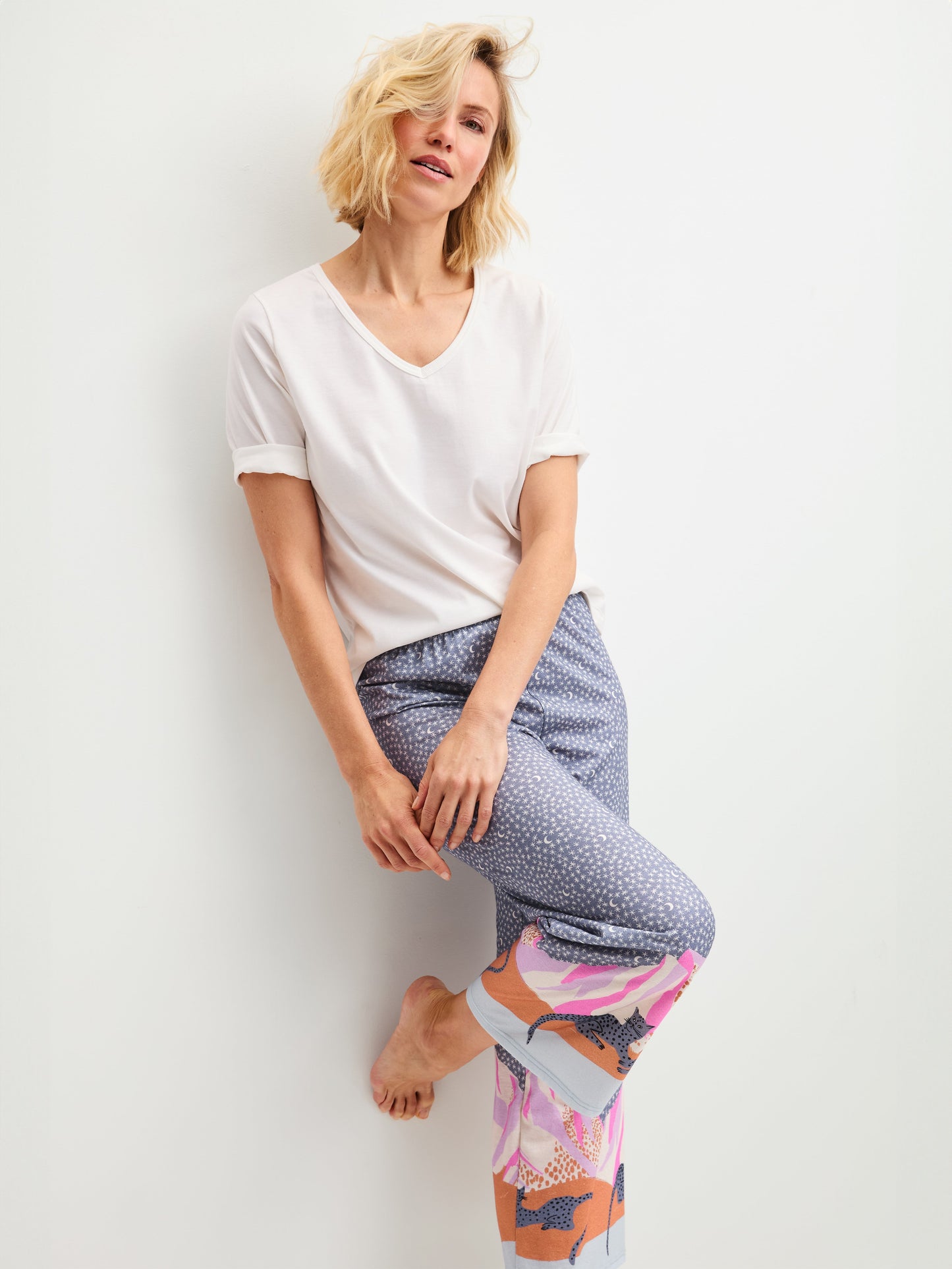 DAMEN Hose 7/8 (Folkstone Grey)