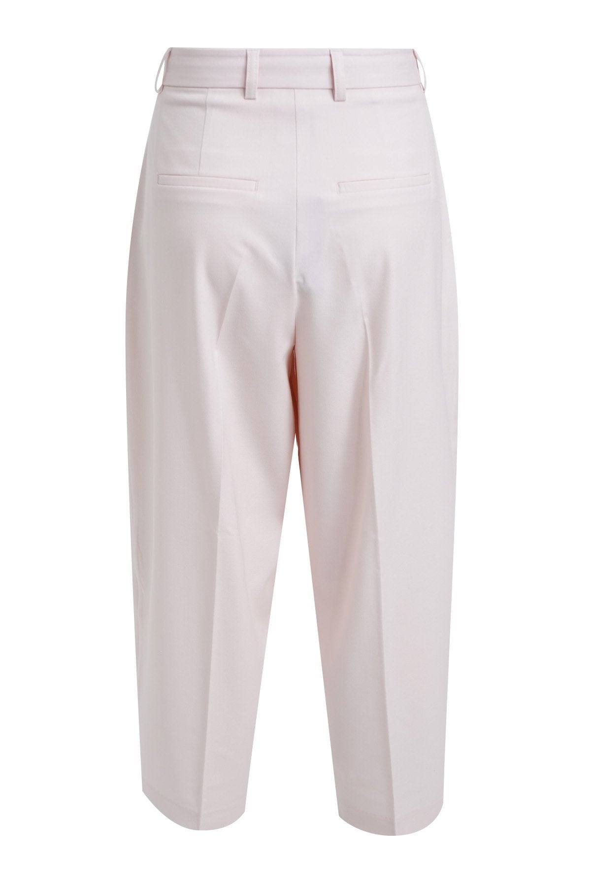 Cropped Straight Pants (Blush)