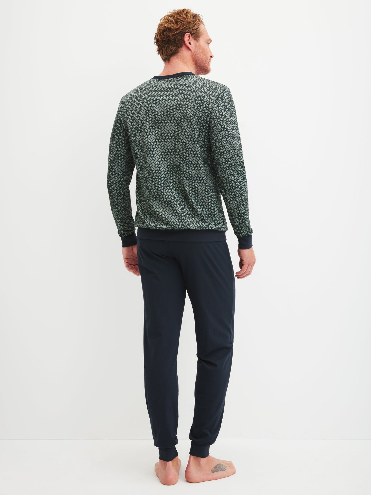 MEN Pyjamas with cuff (Dark Glen)