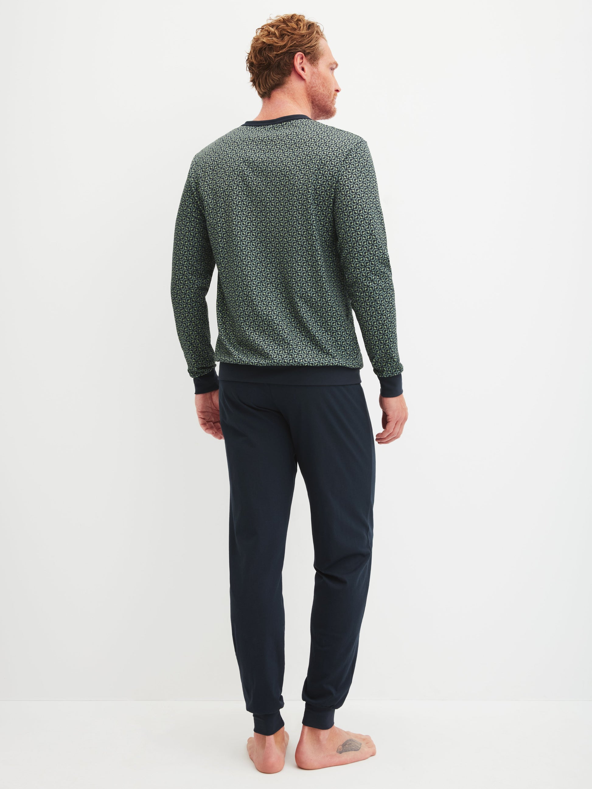MEN Pyjamas with cuff (Dark Glen)
