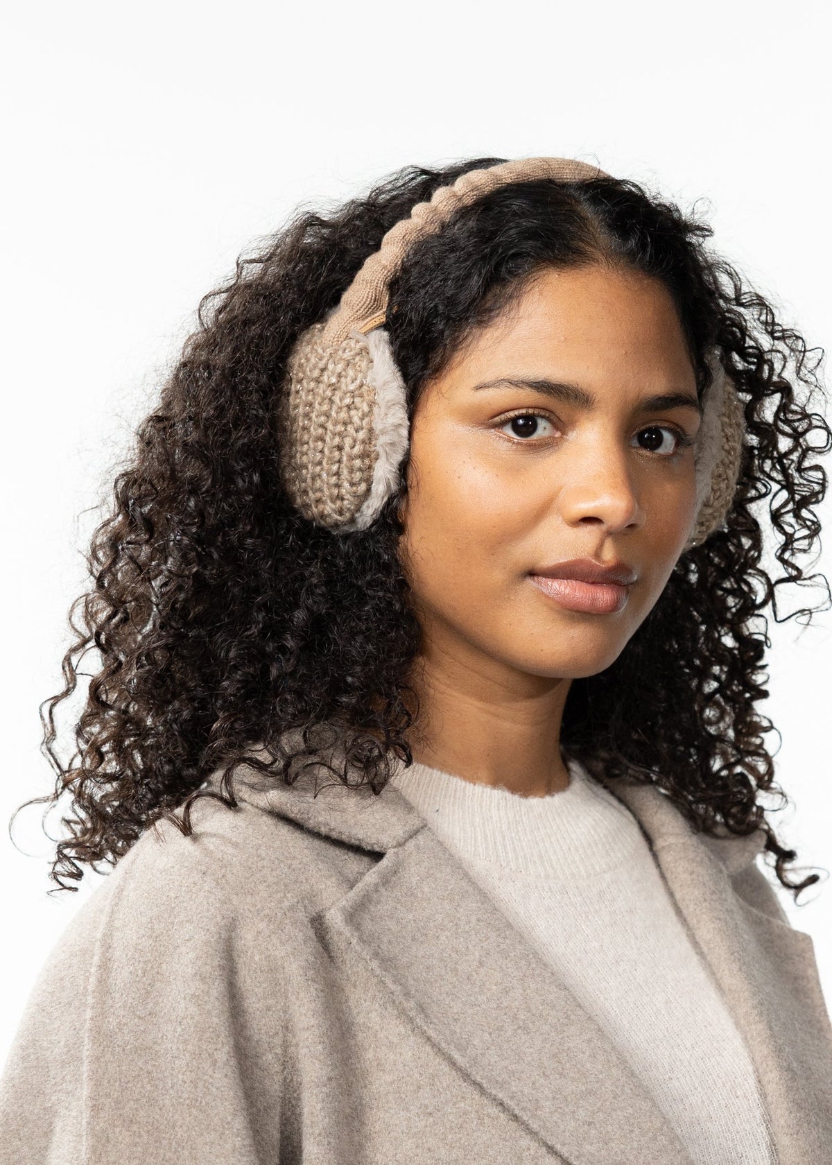 Shimma Earmuffs (Beige Light Brown)