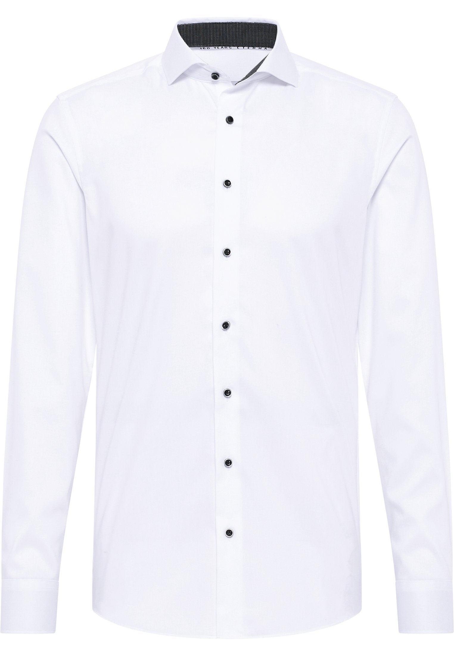 Hemd Pinpoint Langarm (Weiss)