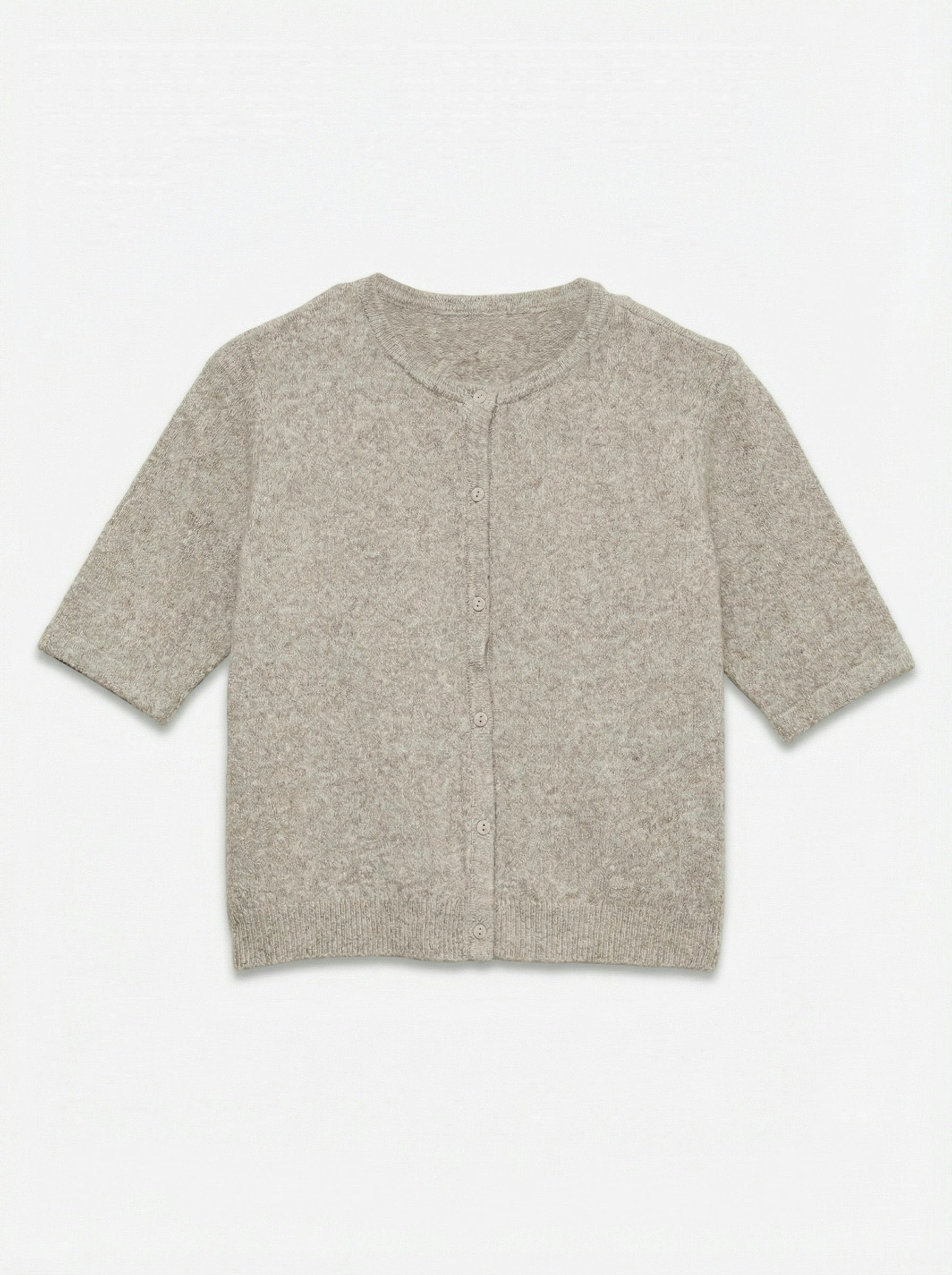 Vmdoffy 2/4 O-neck Button Cardigan Noos (Moon Rock/)