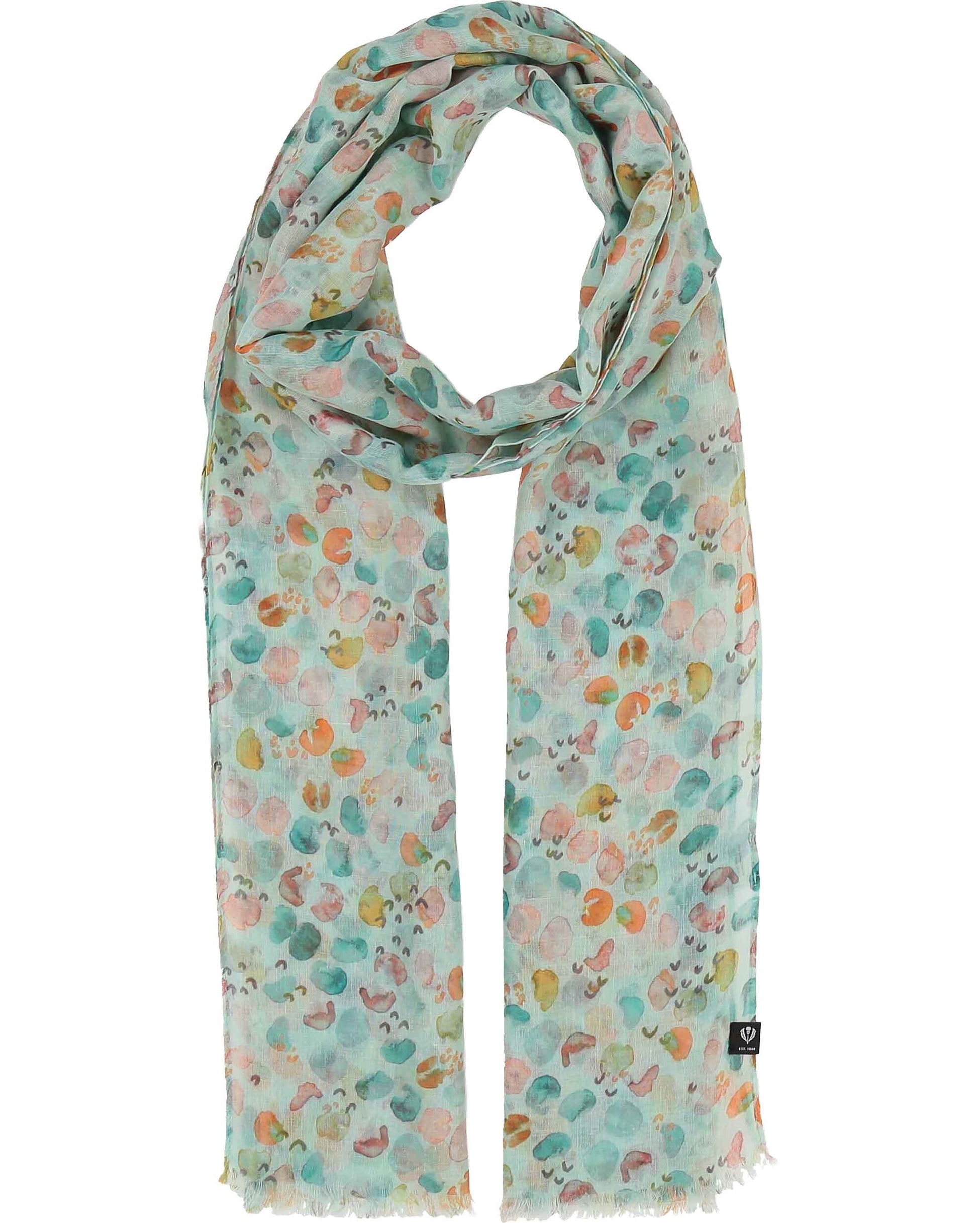 Schal Sustainability Edition - Stola mit Wasserfarben-Punkten (Powder Mint)