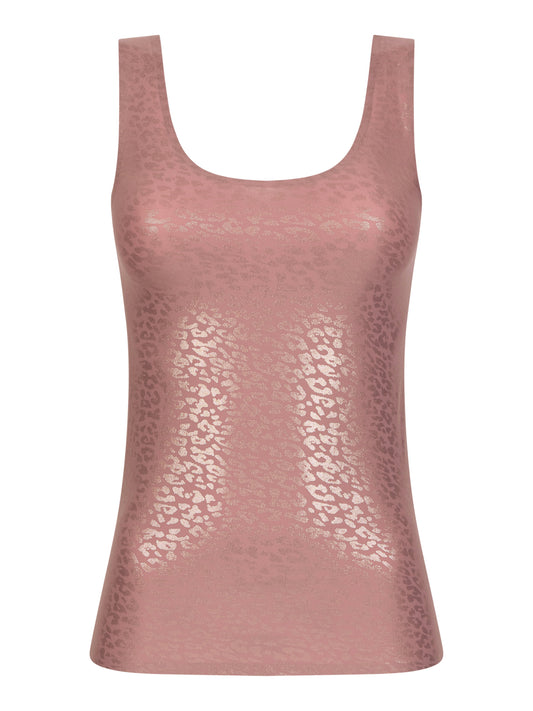 SOFTSTRETCH Top (Pink Leo Shimmer)