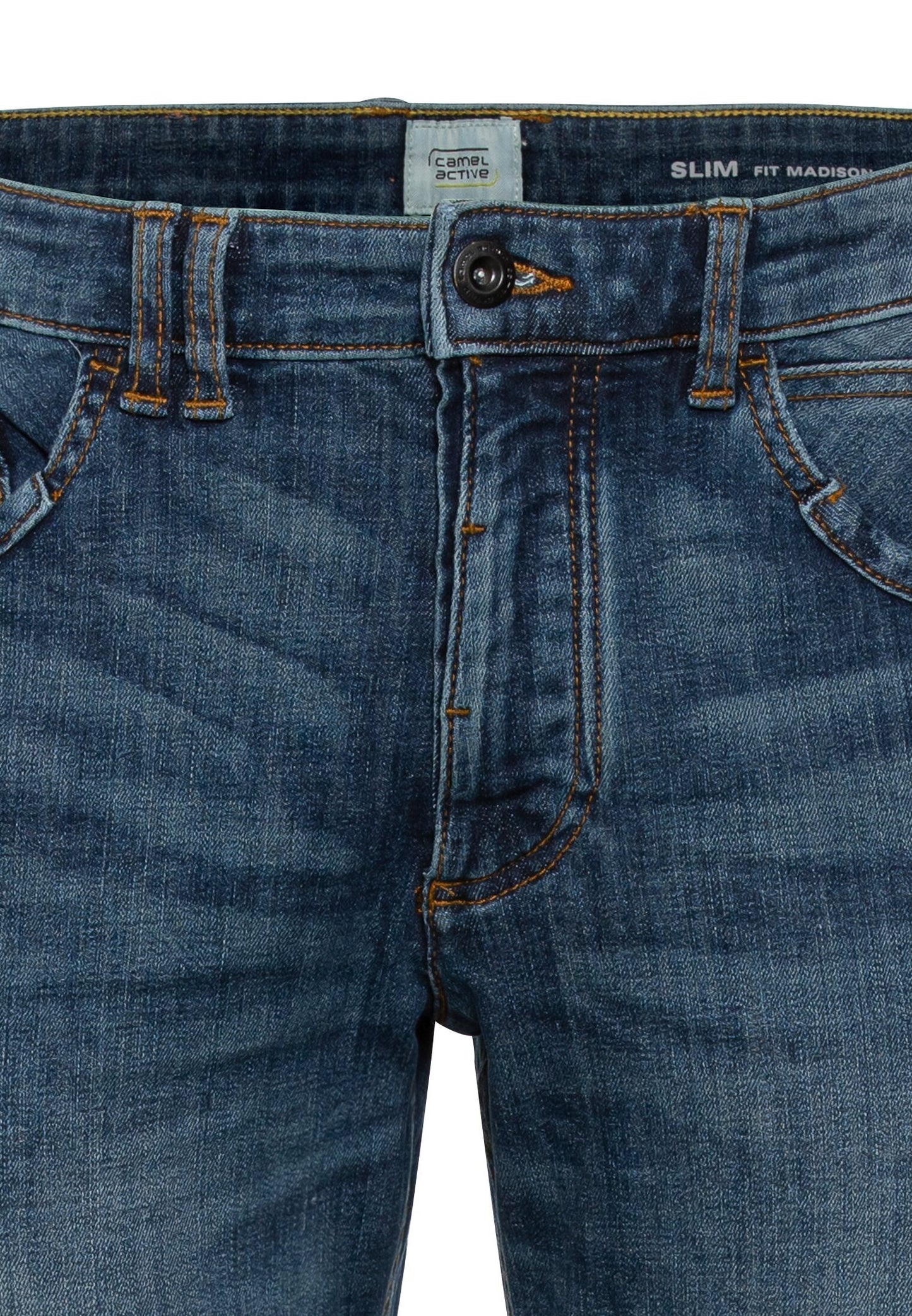 fleXXXactive© Slim Fit Jeans (Dark Indigo)