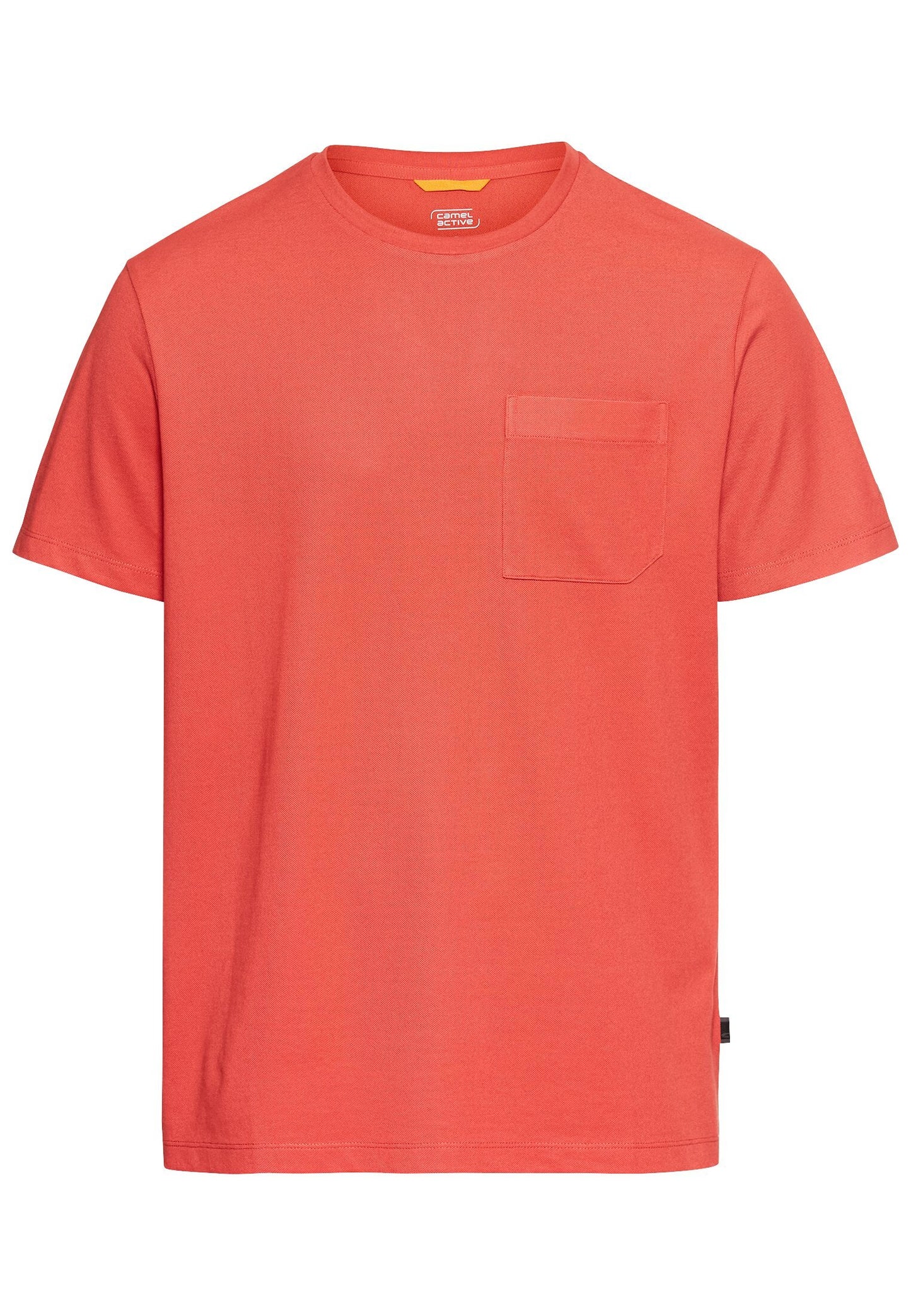 T-Shirt mit Brusttasche (Sunfaded Red)