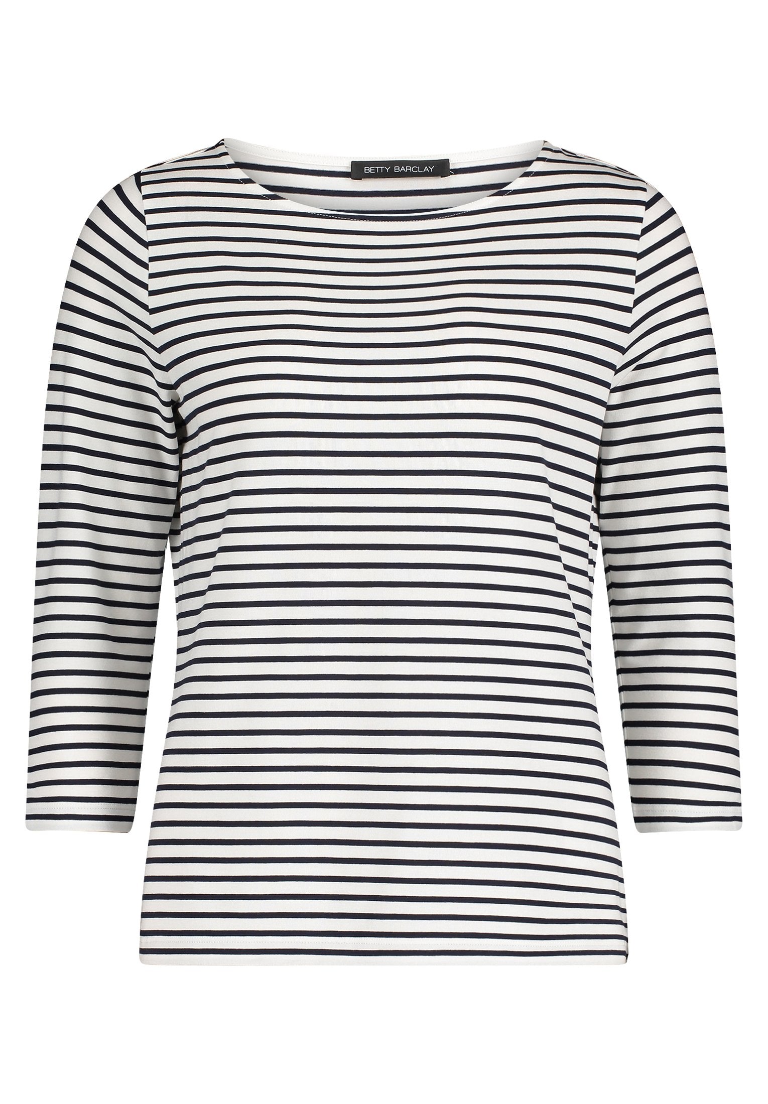 Basic Shirt (Cream/dark Blue)