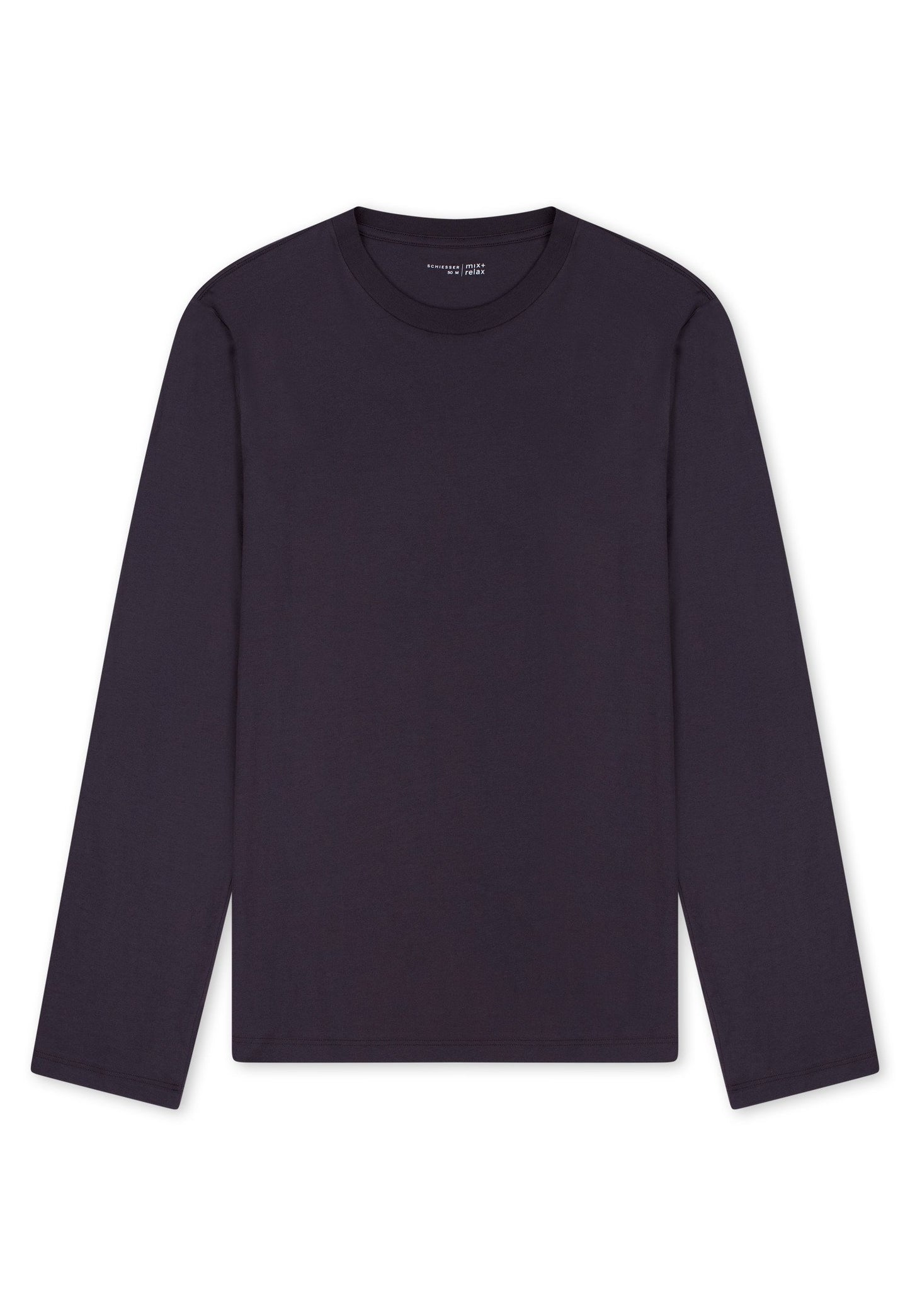 Langarmshirt Rundhals (Graphit)