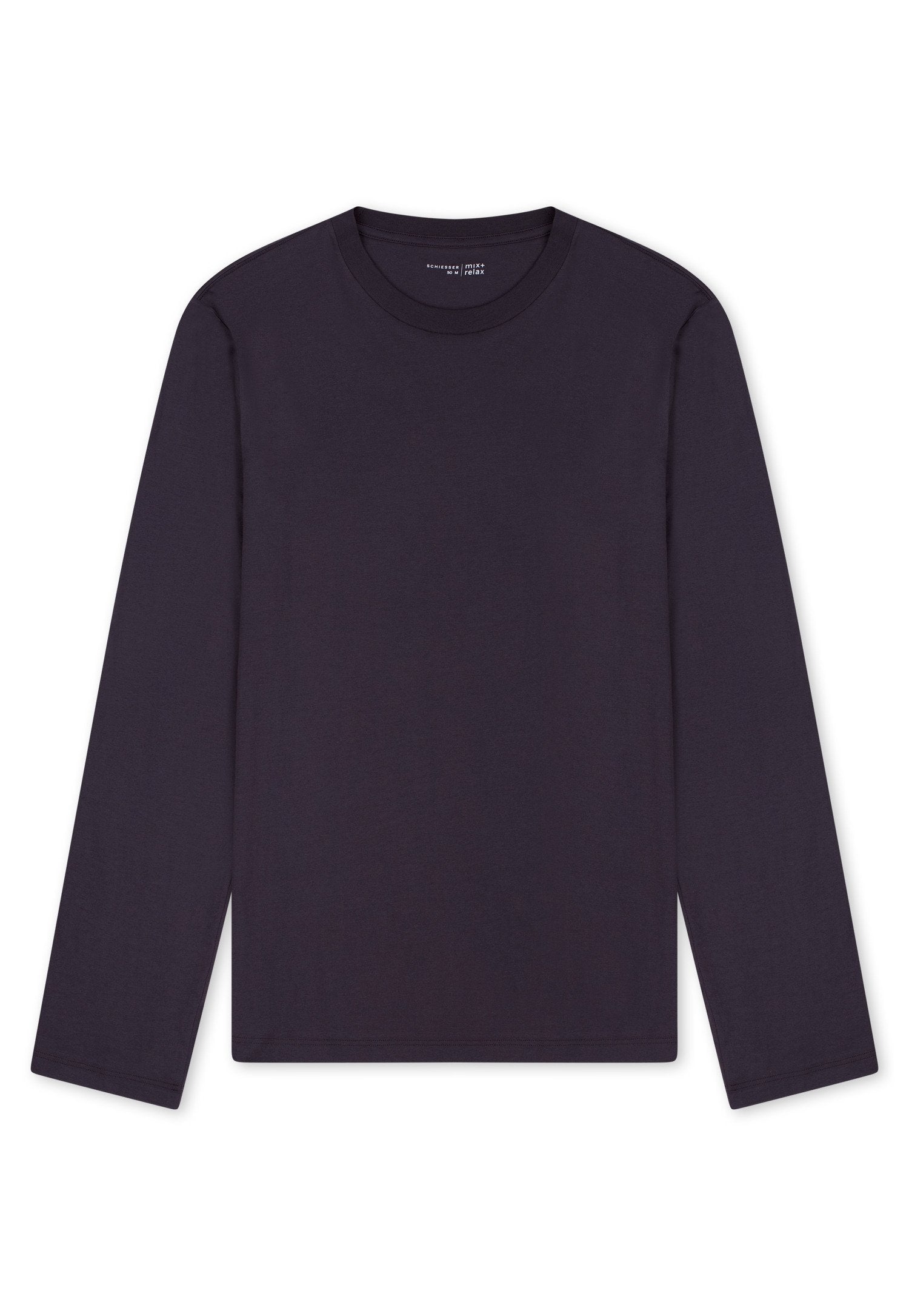 Langarmshirt Rundhals (Graphit)