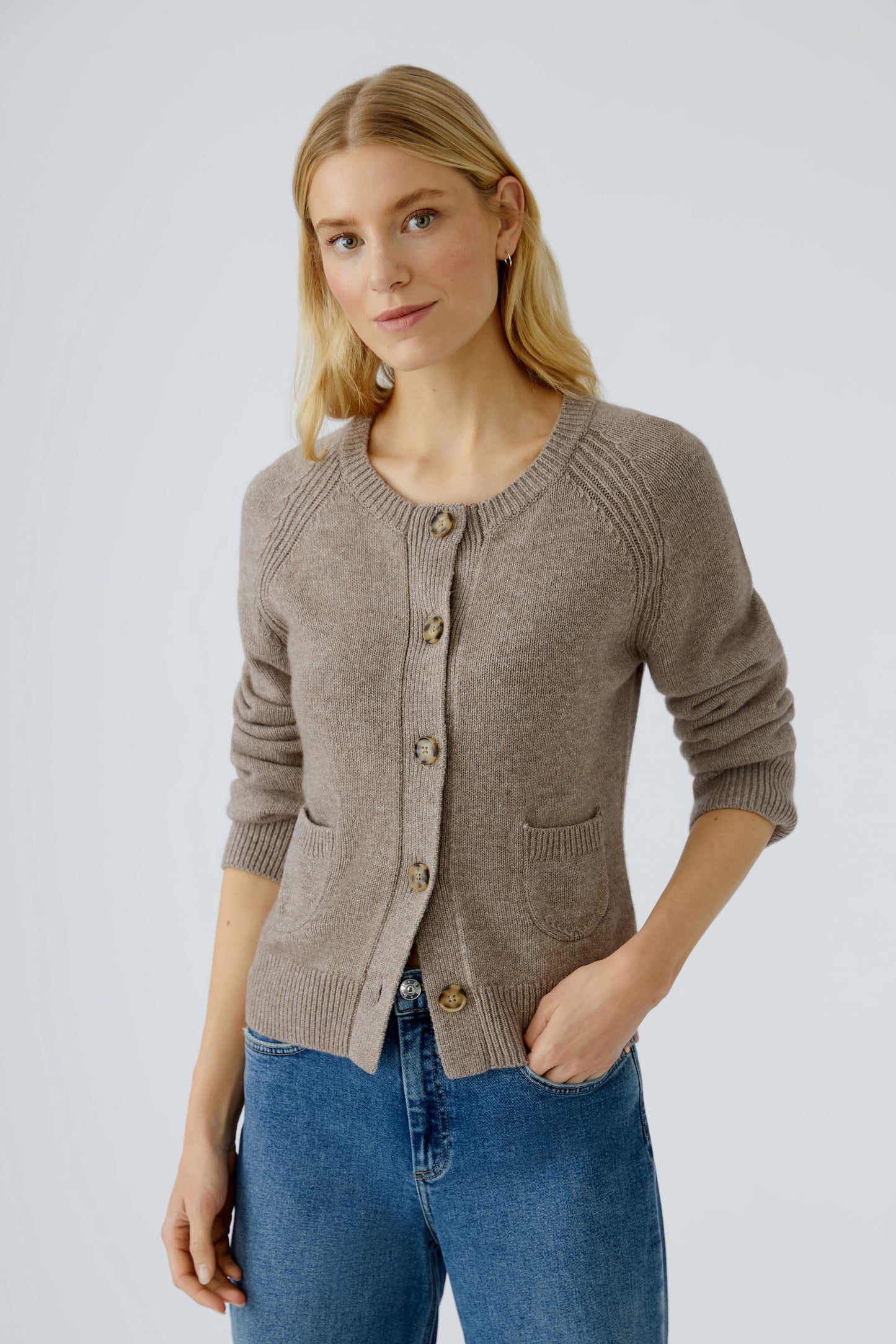 Strickjacke (Smokey Taupe)