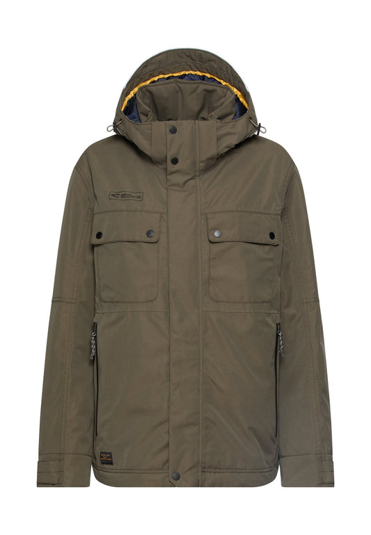 teXXXactive© Funktionsjacke mit abnehmbarer Kapuze (Dark Olive Green)