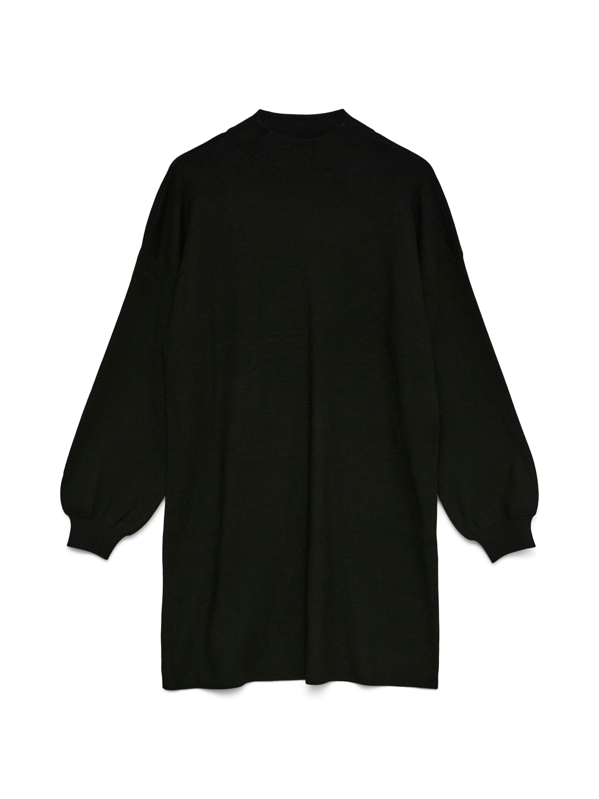 Vmnancy Ls Funnelneck Dress Noos (Black)