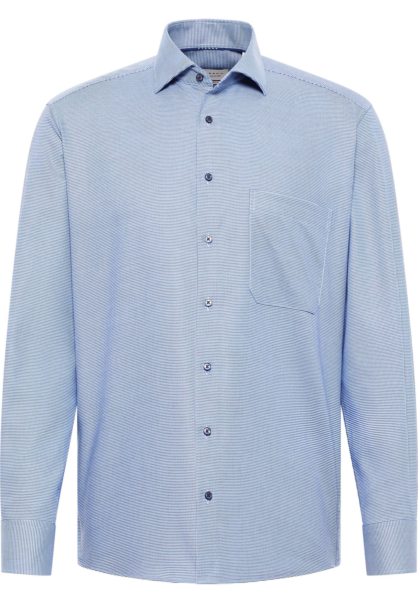 Hemd Twill Langarm (Blau)