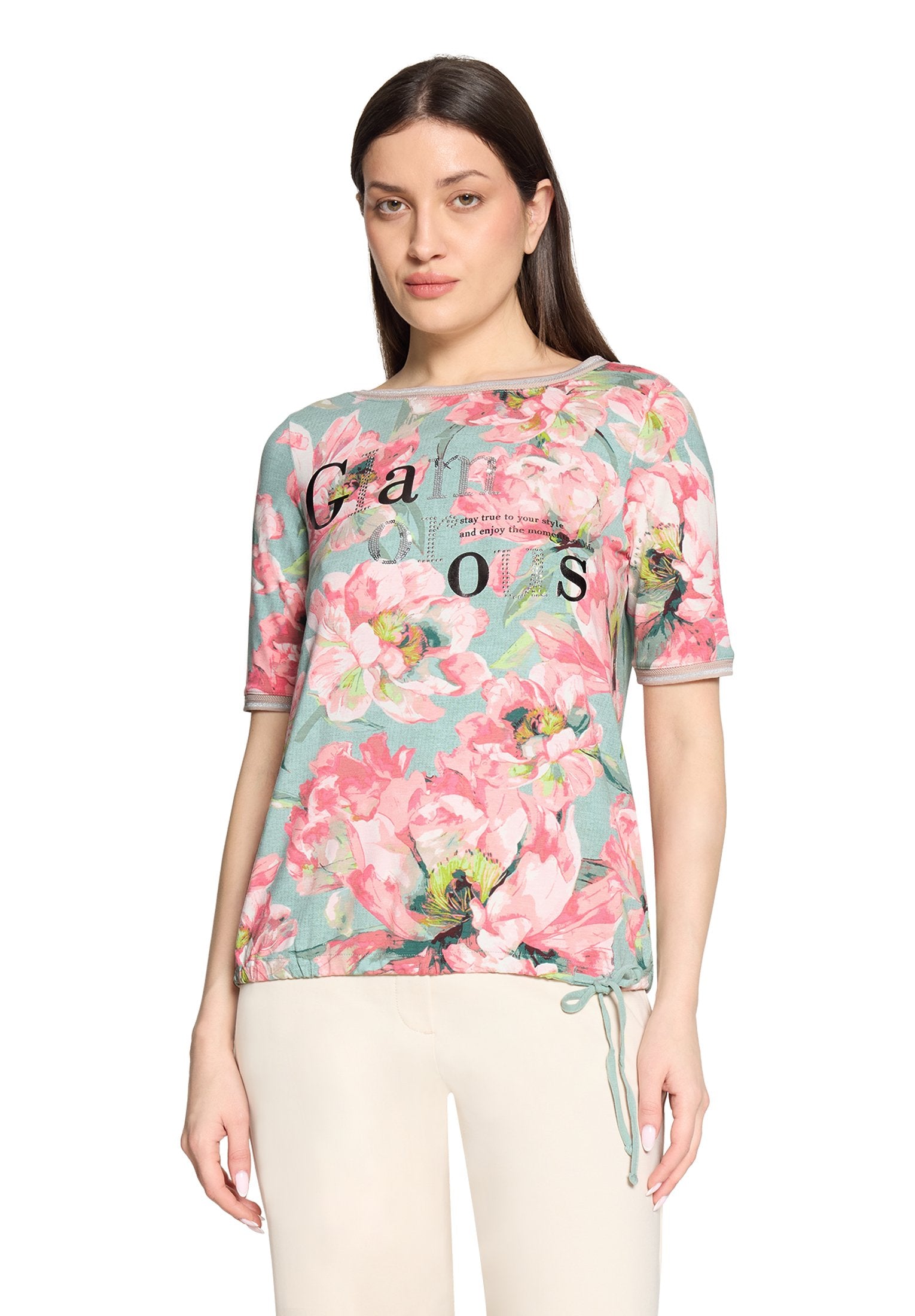 Casual-Shirt (Mint/rosé)